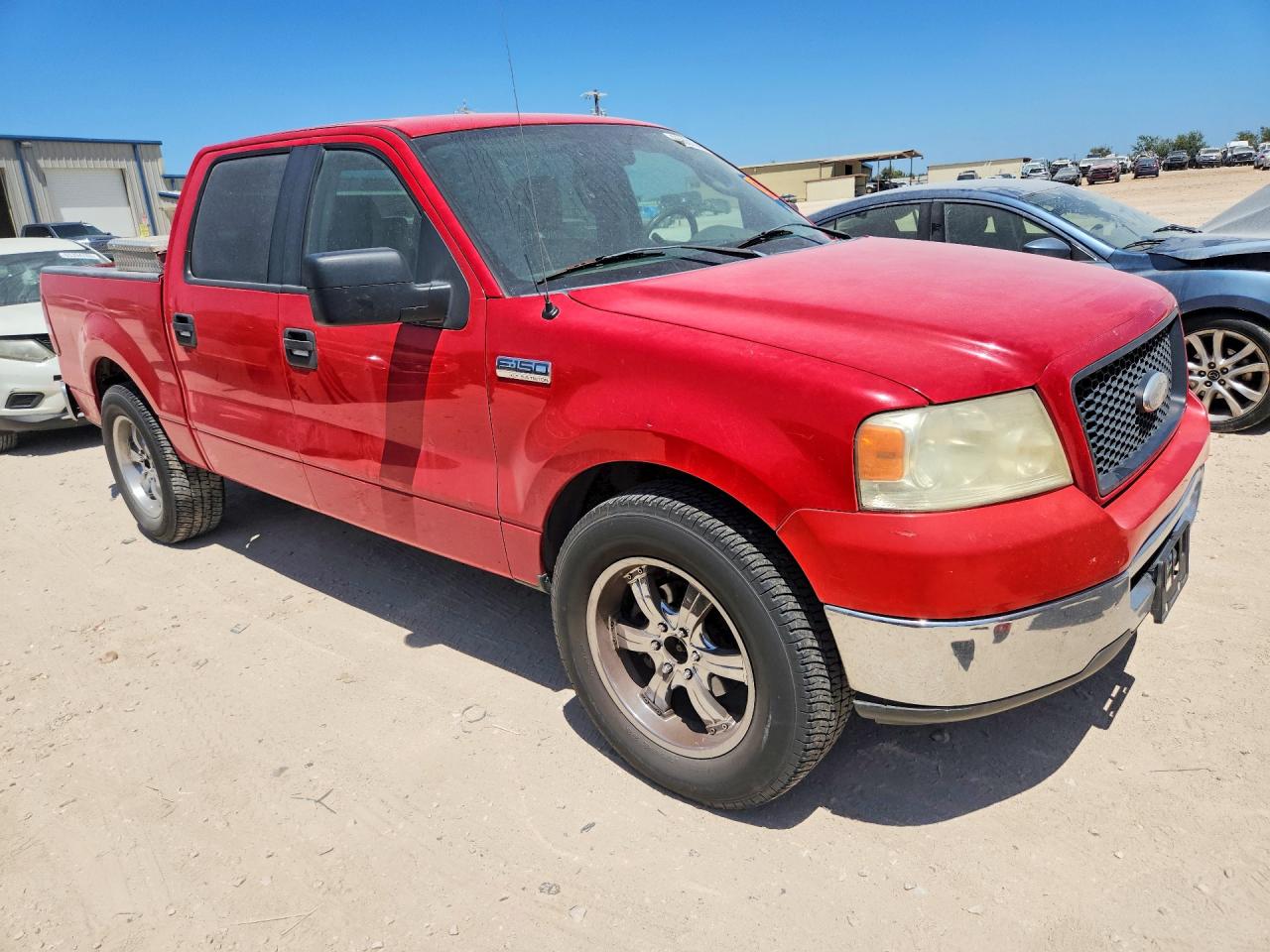 2006 Ford F150 Supercrew Red vin: 1FTPW12566KB69853