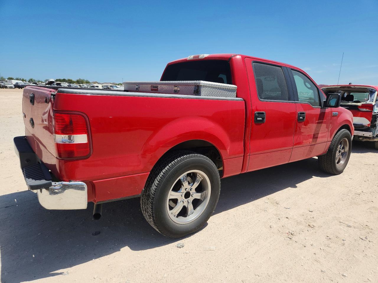2006 Ford F150 Supercrew Red vin: 1FTPW12566KB69853