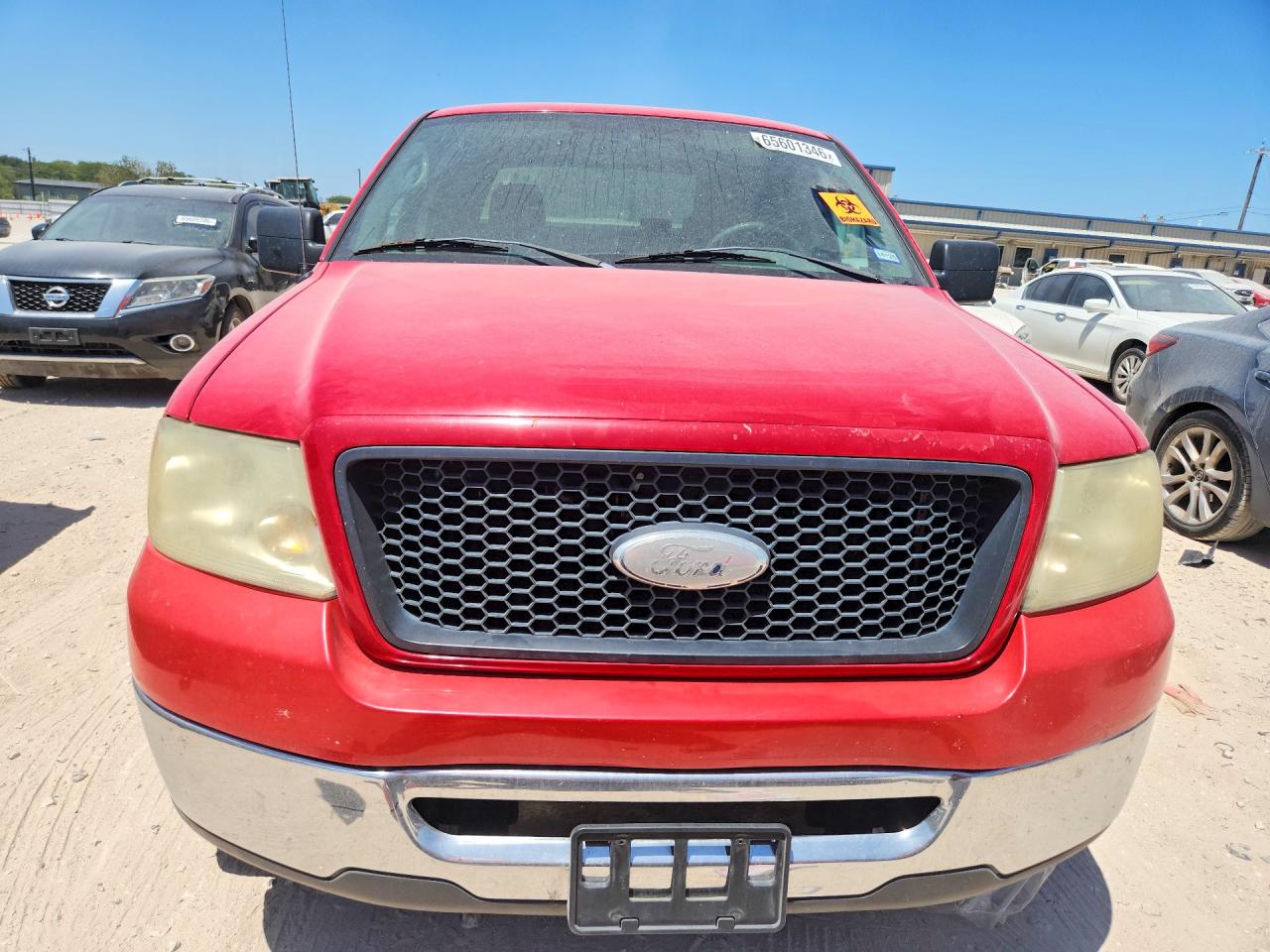 2006 Ford F150 Supercrew Red vin: 1FTPW12566KB69853