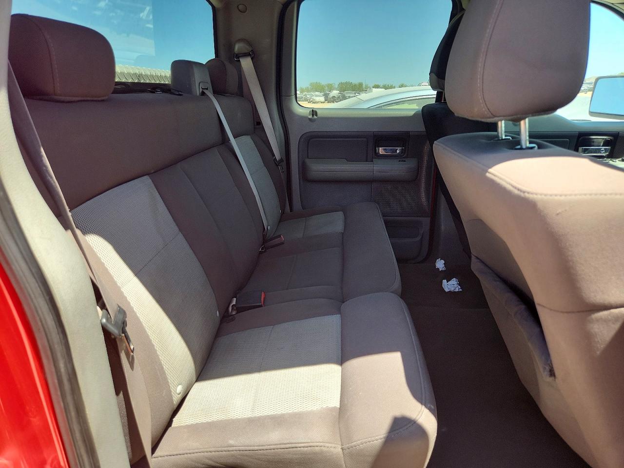 2006 Ford F150 Supercrew Red vin: 1FTPW12566KB69853