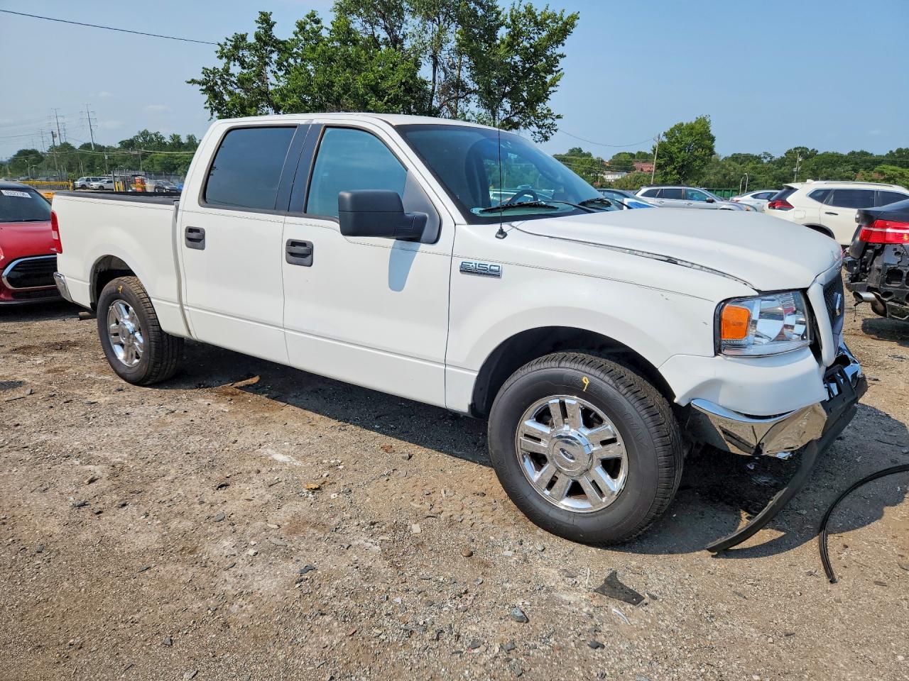 2006 Ford F150 Supercrew White vin: 1FTPW12566KC82279