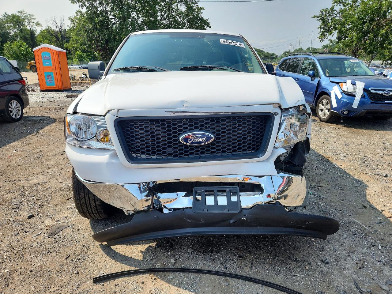 2006 Ford F150 Supercrew White vin: 1FTPW12566KC82279