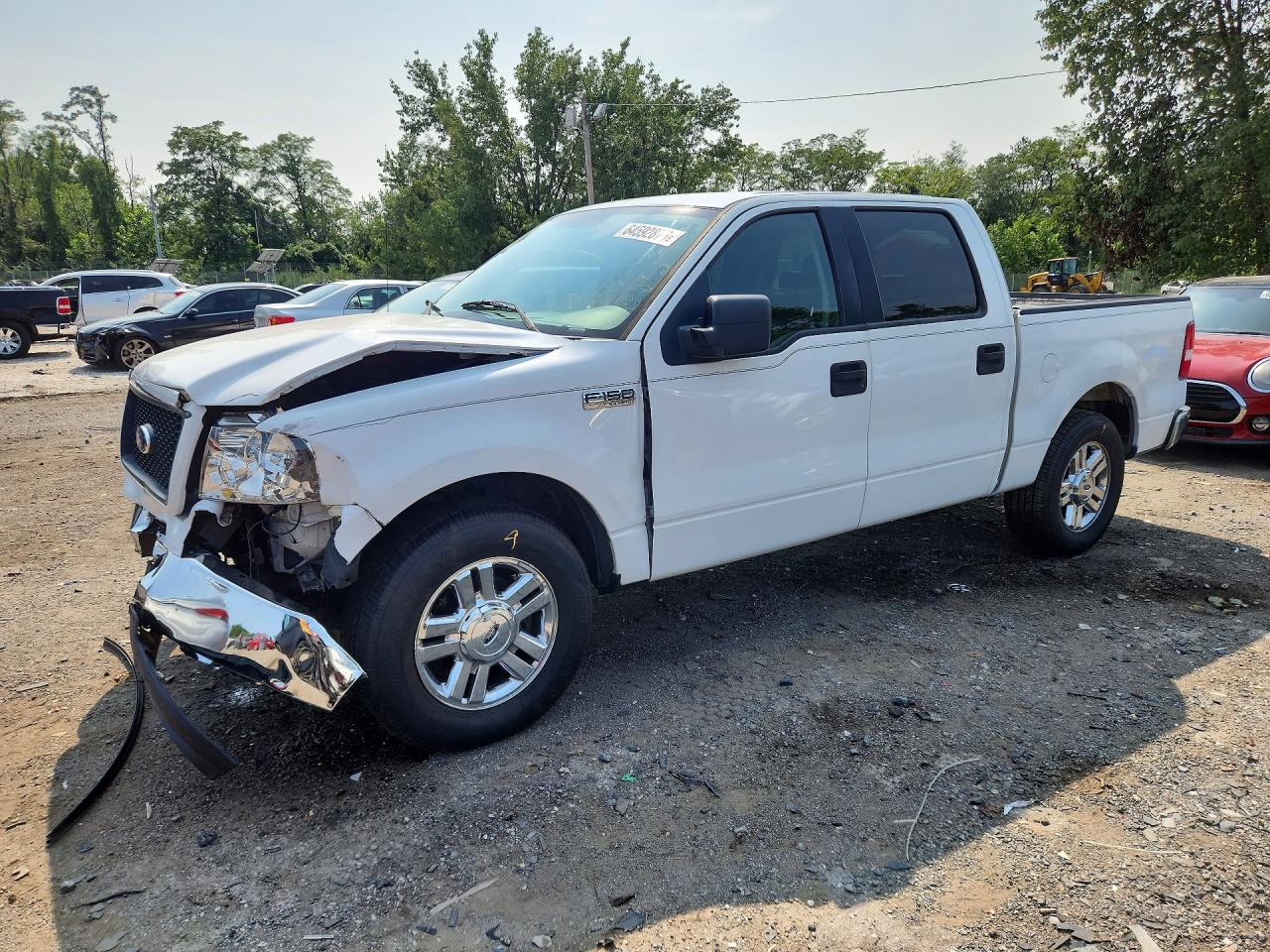 2006 Ford F150 Supercrew White vin: 1FTPW12566KC82279