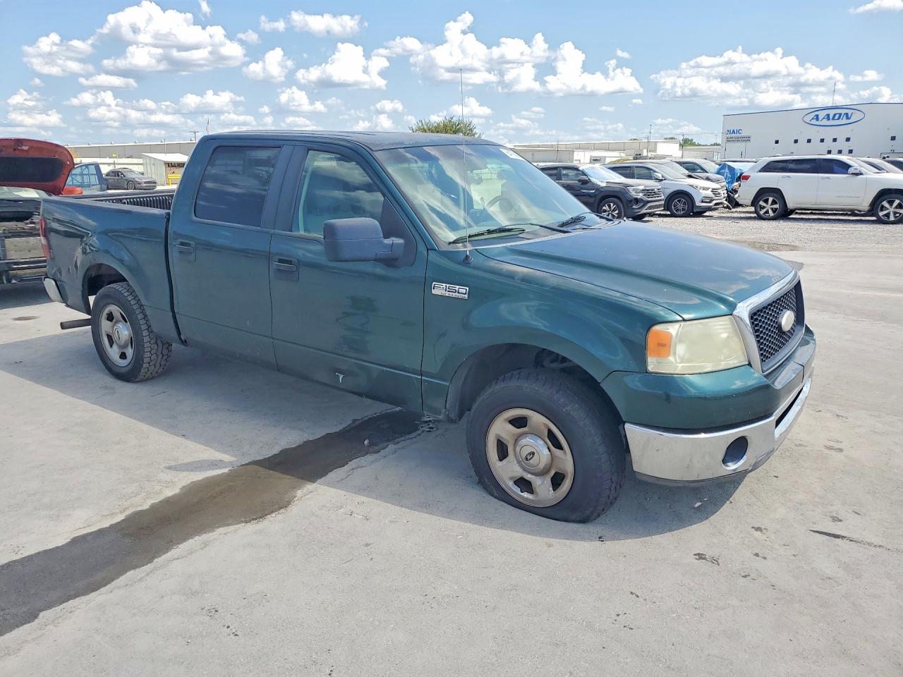 2007 Ford F150 Supercrew Зеленый vin: 1FTPW12567FB11798