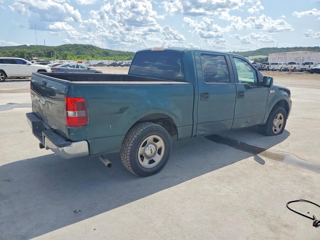 2007 Ford F150 Supercrew Зеленый vin: 1FTPW12567FB11798
