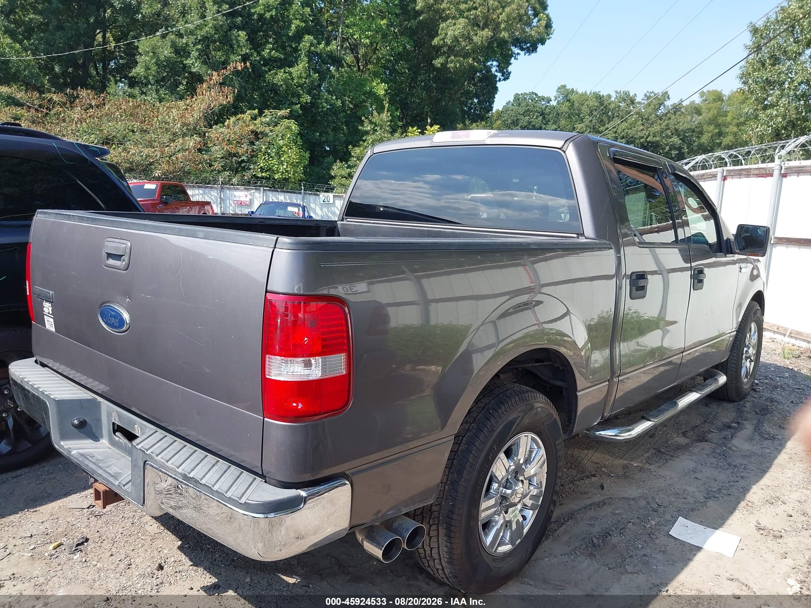 2004 Ford F-150 Lariat/xlt Gray vin: 1FTPW12574KB15068
