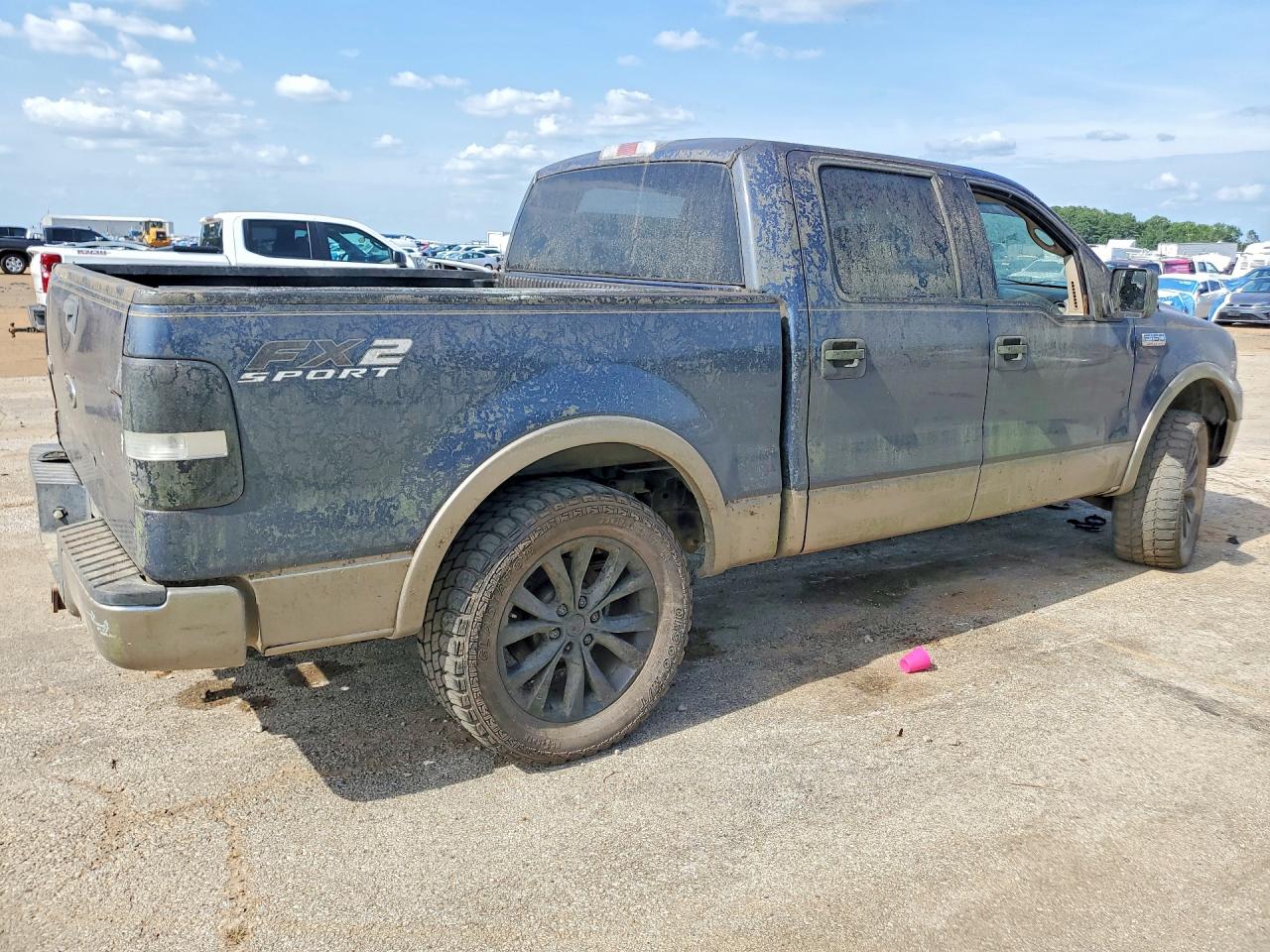 2004 Ford F150 Supercrew Blue vin: 1FTPW12574KC72700