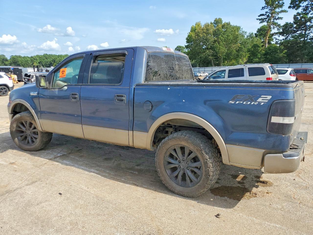 2004 Ford F150 Supercrew Blue vin: 1FTPW12574KC72700