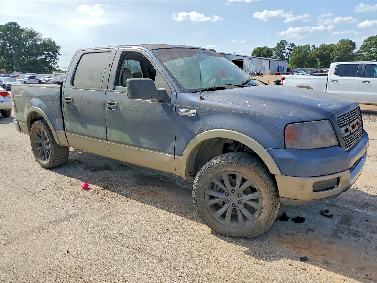 2004 Ford F150 Supercrew Blue vin: 1FTPW12574KC72700