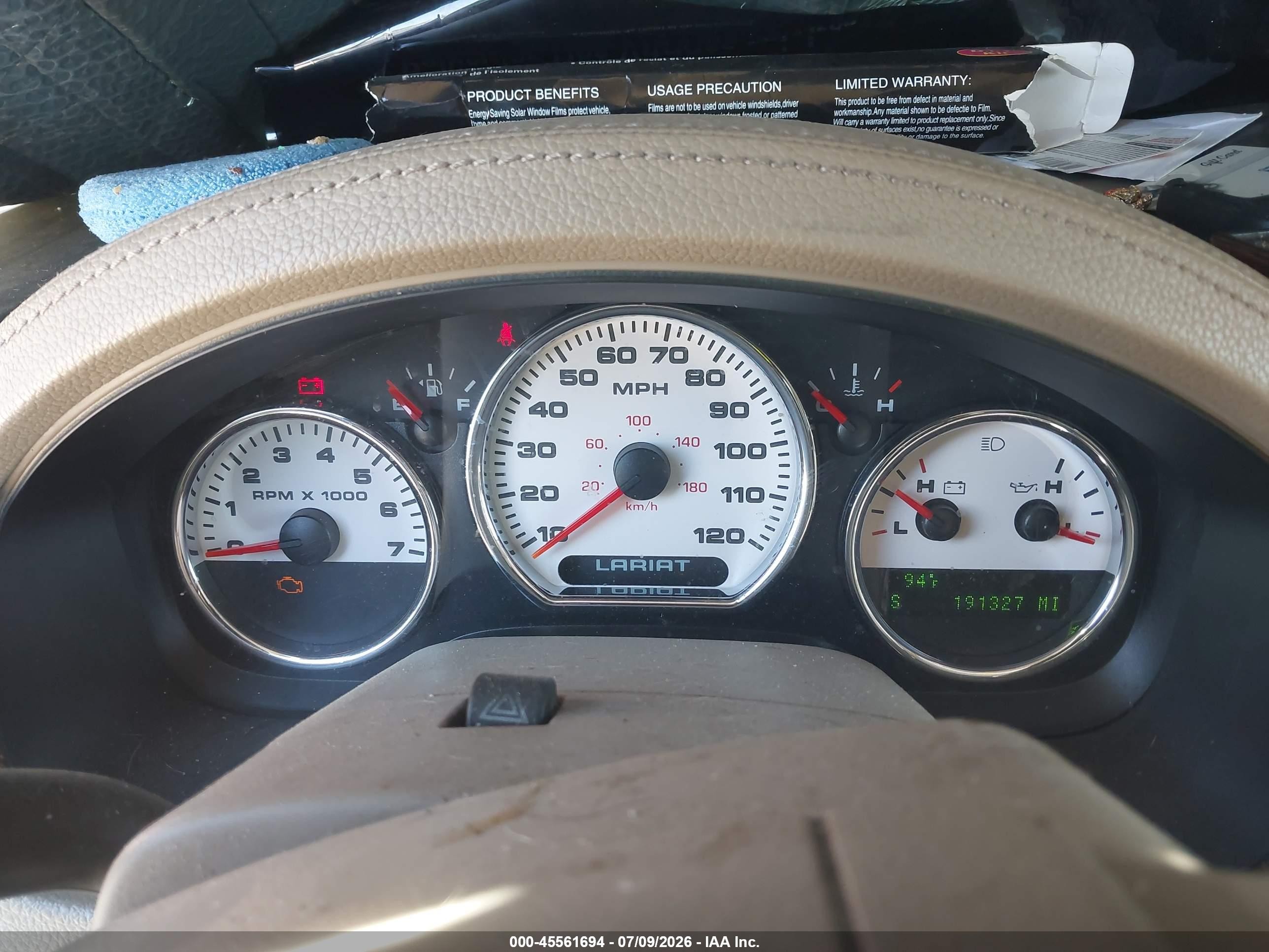 2004 Ford F-150 Lariat/xlt Бордовый vin: 1FTPW12574KD32233