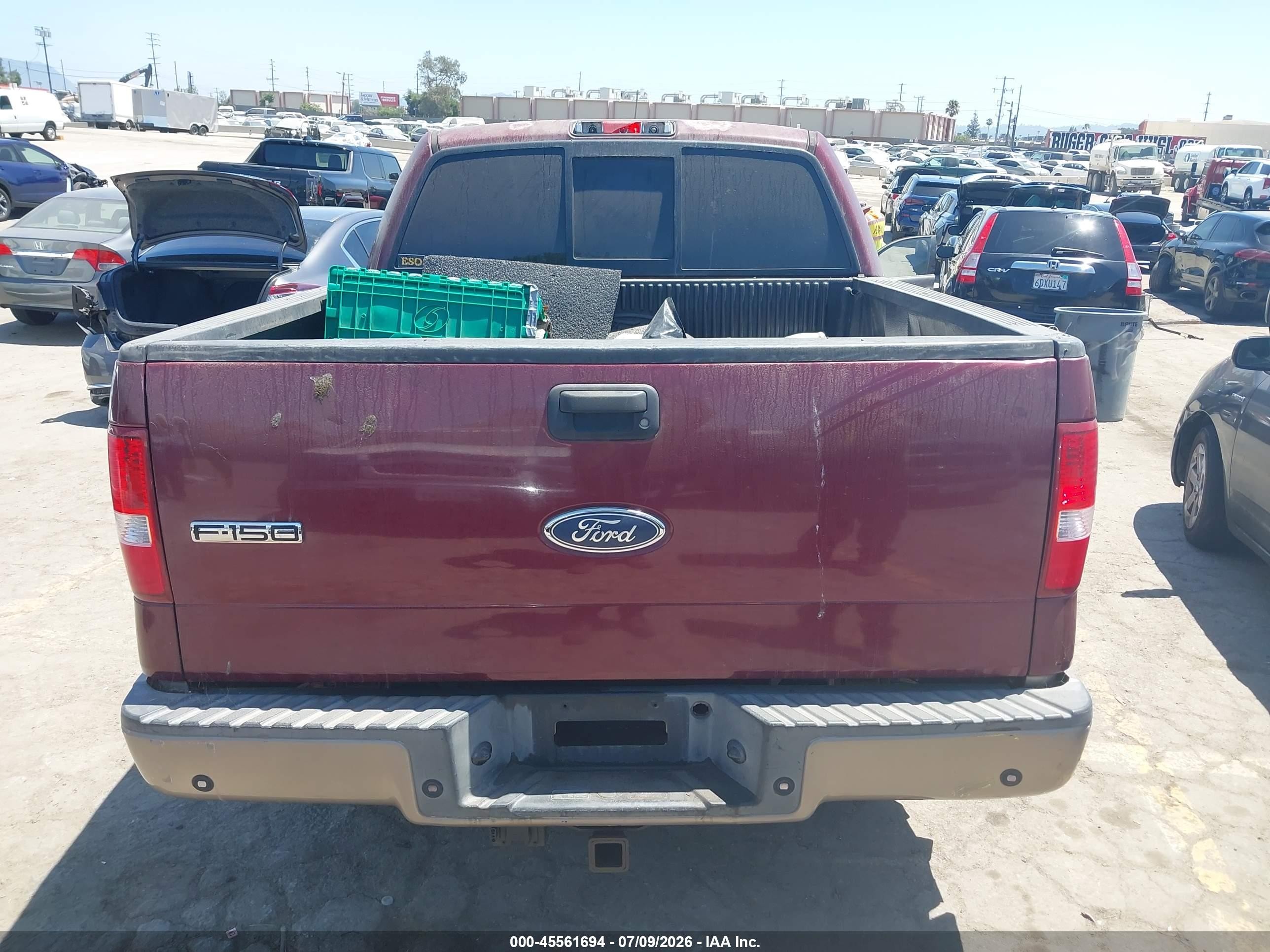 2004 Ford F-150 Lariat/xlt Бордовый vin: 1FTPW12574KD32233