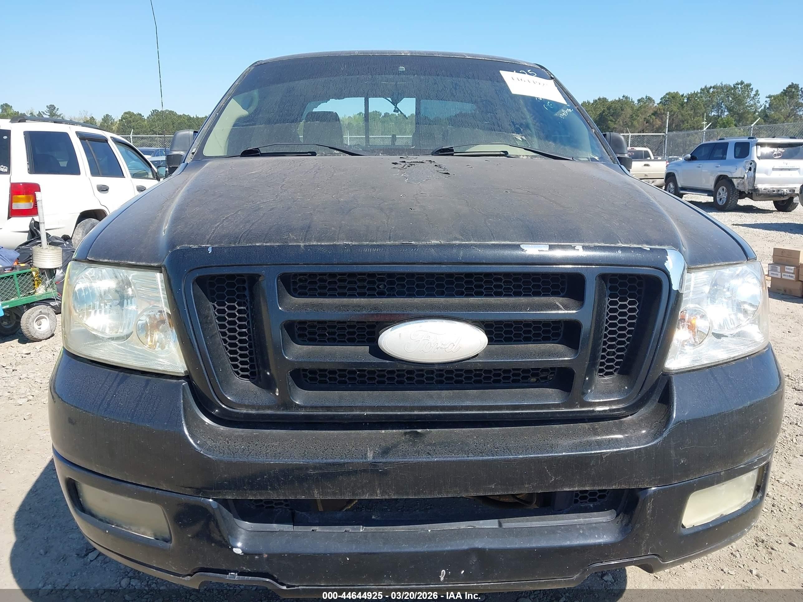 2004 Ford F-150 Lariat/xlt Black vin: 1FTPW12574KD63658