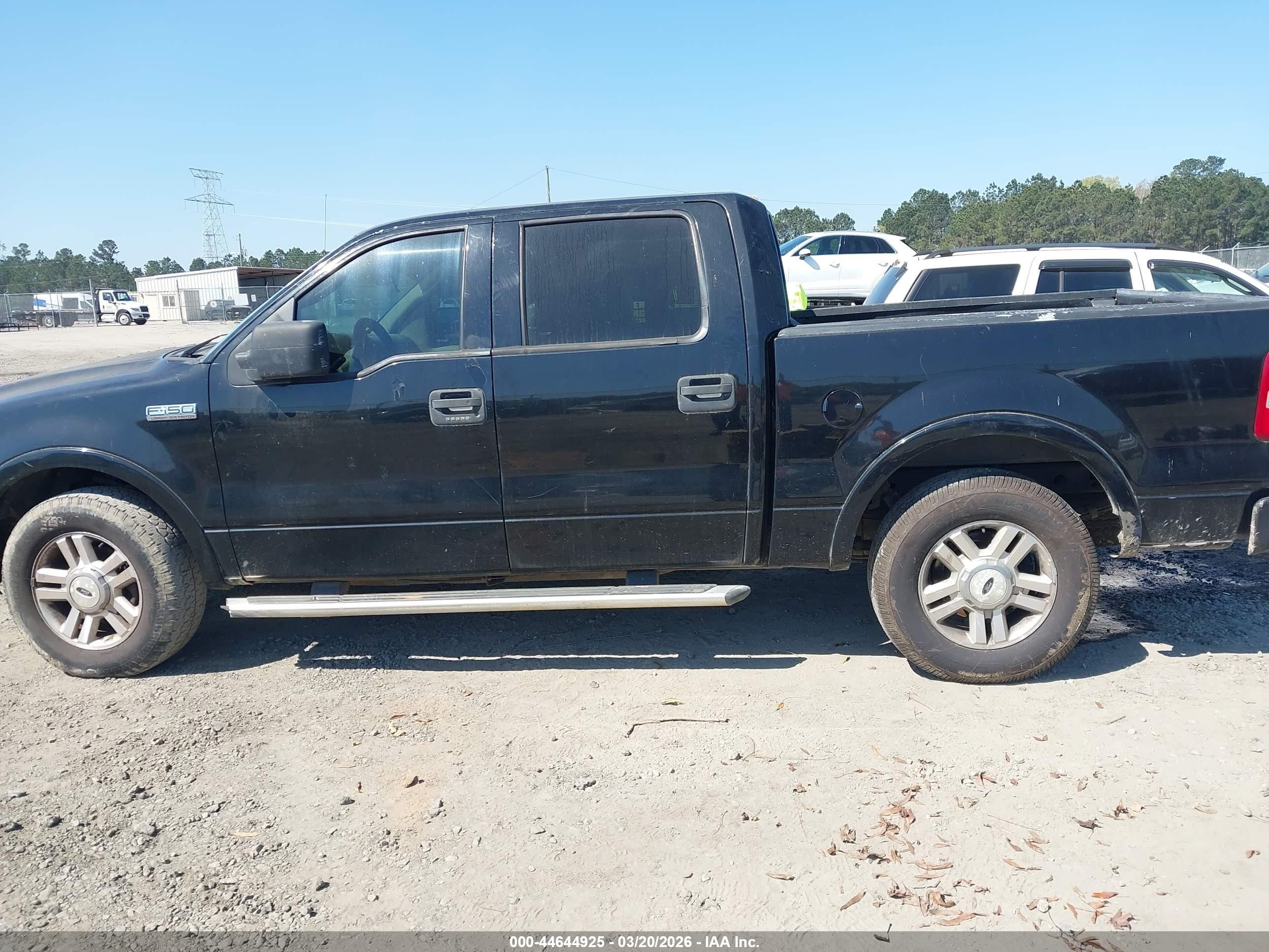 2004 Ford F-150 Lariat/xlt Black vin: 1FTPW12574KD63658