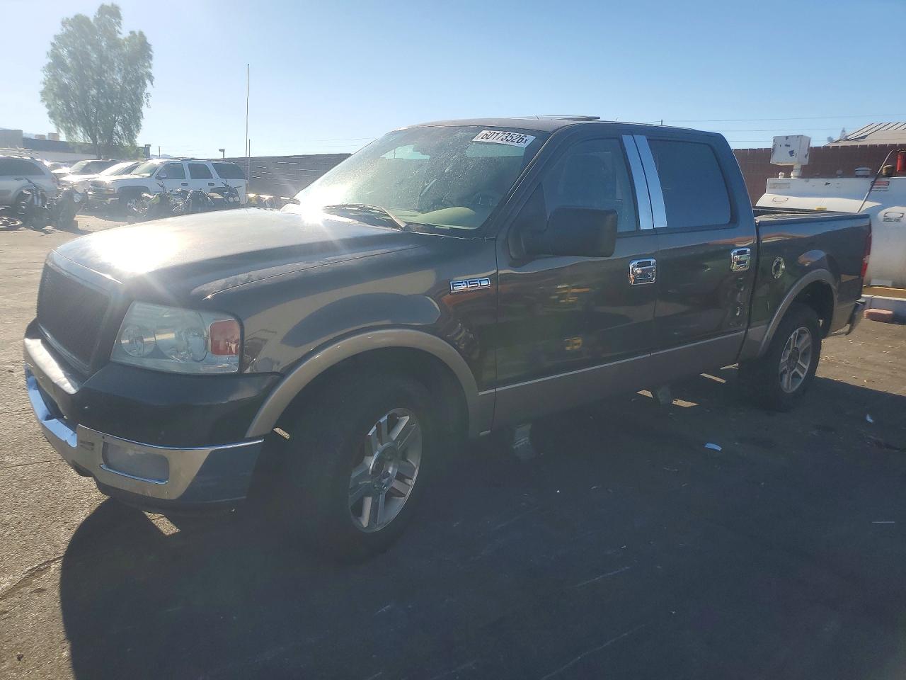 2005 Ford F150 Supercrew Gray vin: 1FTPW12575FA64875