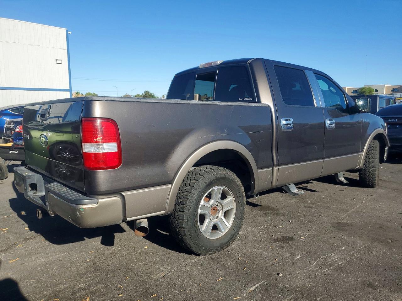 2005 Ford F150 Supercrew Gray vin: 1FTPW12575FA64875
