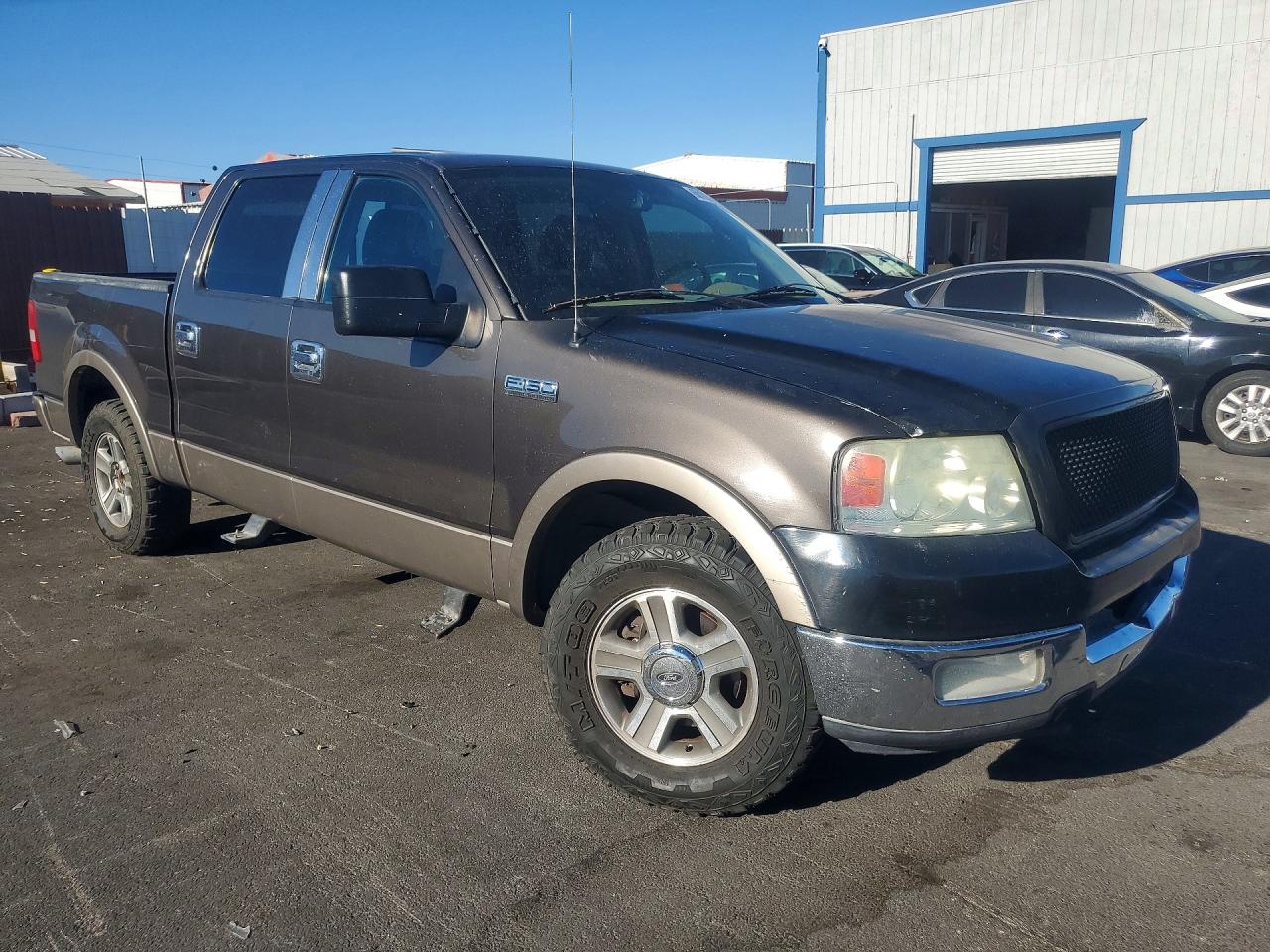 2005 Ford F150 Supercrew Gray vin: 1FTPW12575FA64875