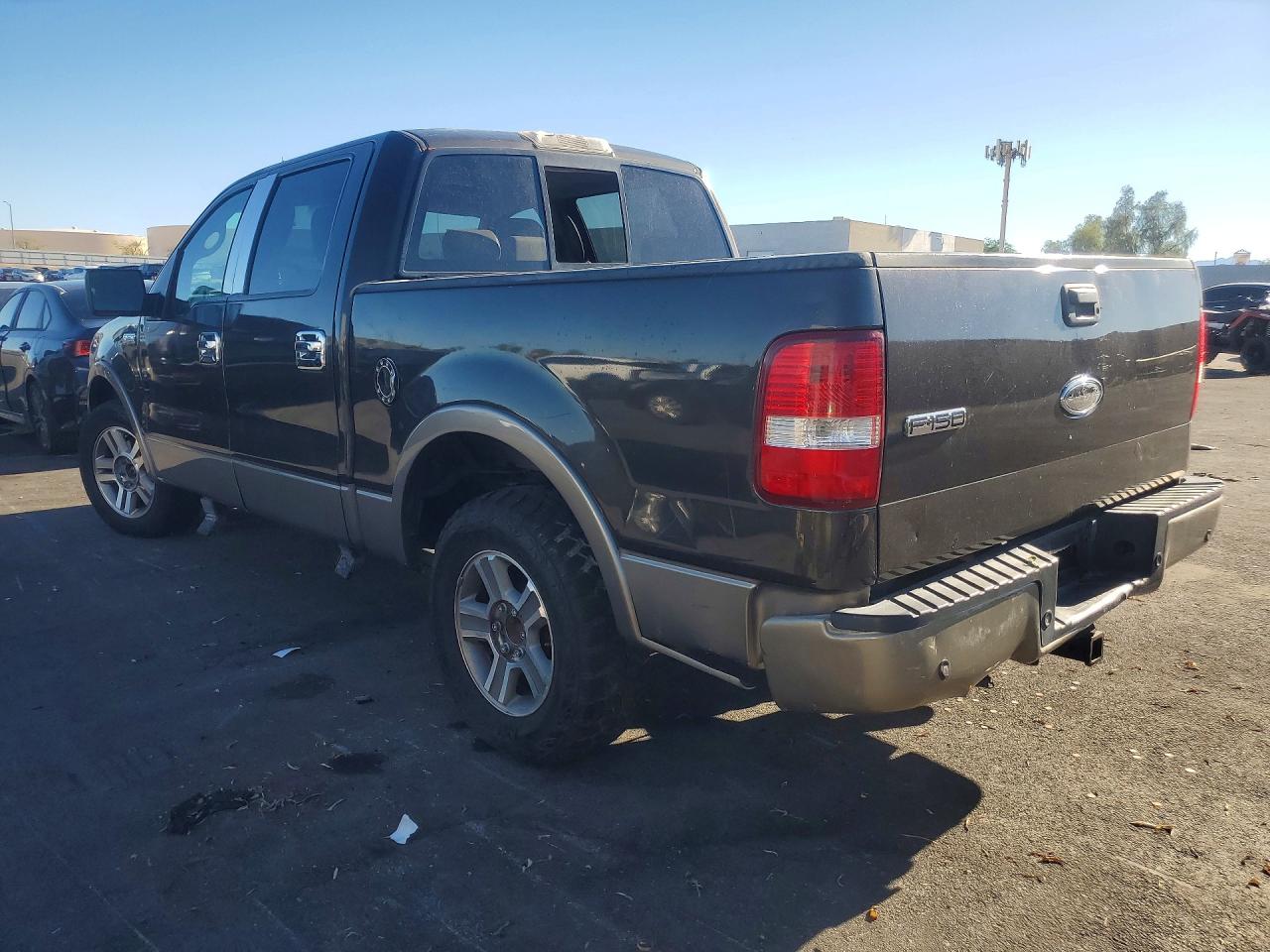 2005 Ford F150 Supercrew Gray vin: 1FTPW12575FA64875