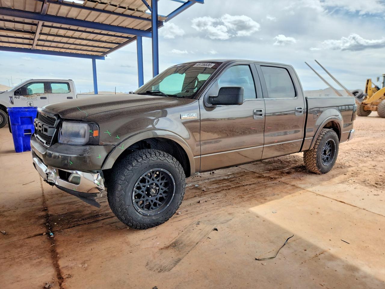 2005 Ford F150 Supercrew Gray vin: 1FTPW12575KC36460