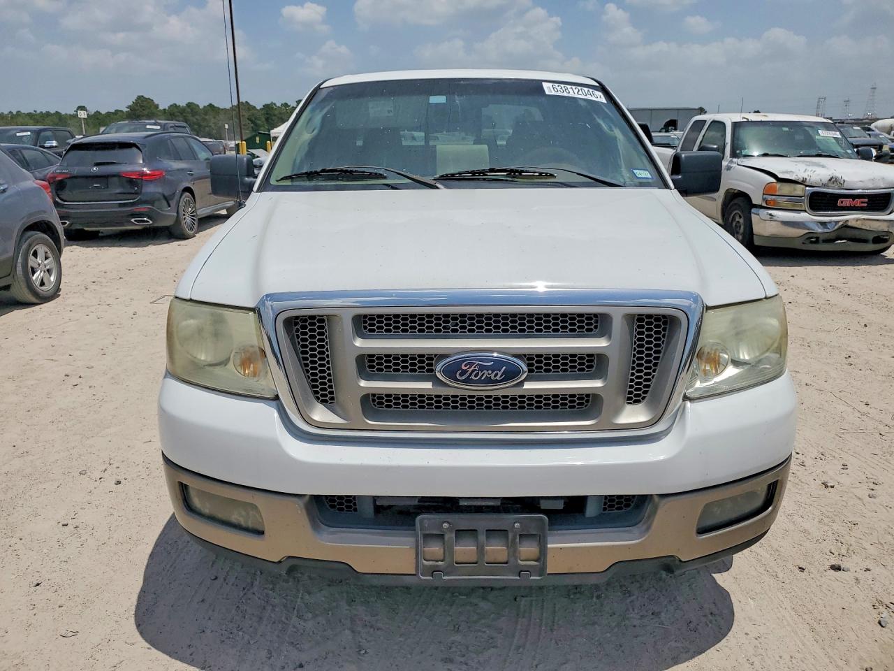 2005 Ford F150 Supercrew White vin: 1FTPW12575KE52597