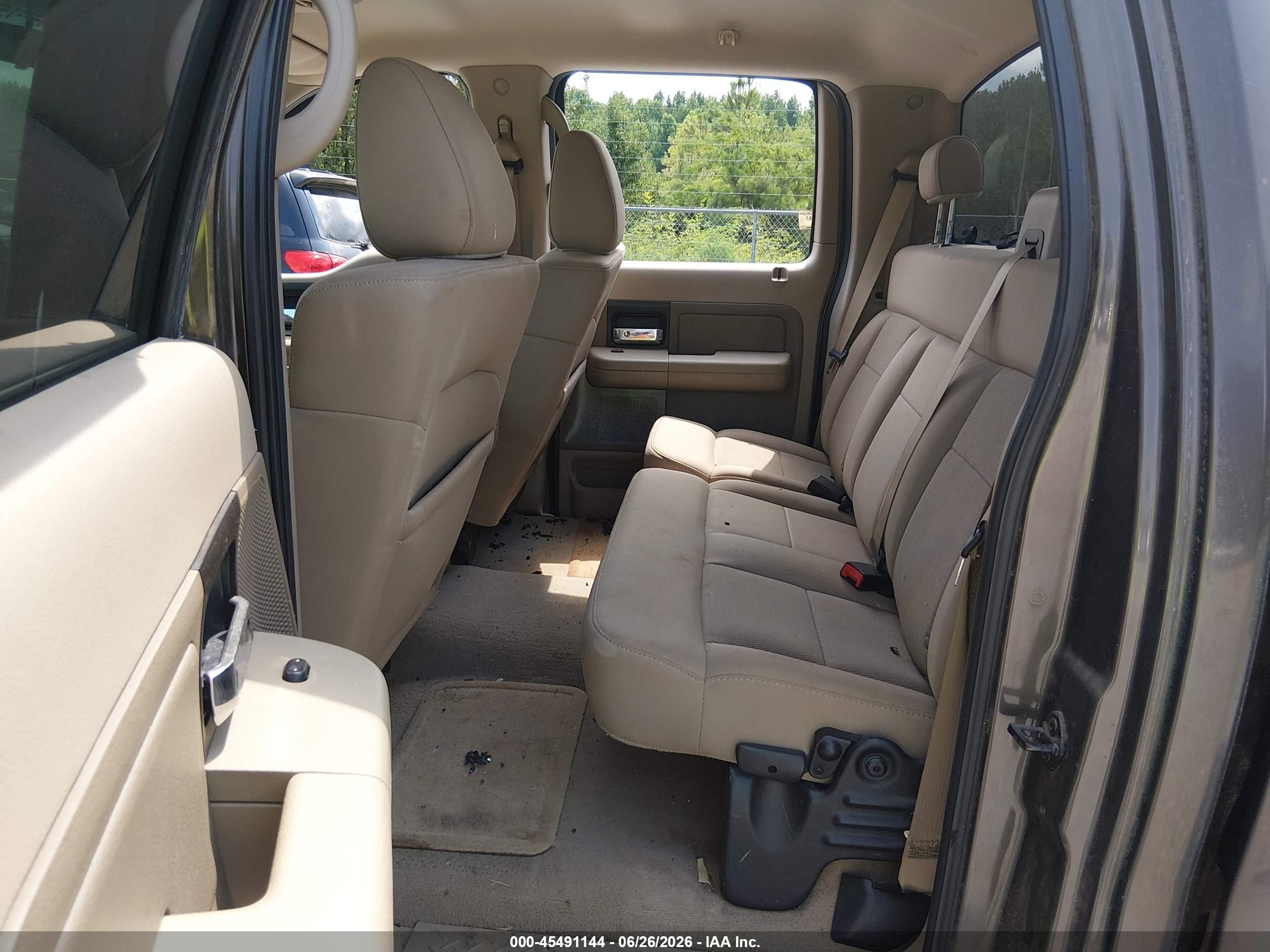 2005 Ford F-150 Lariat/xlt Gray vin: 1FTPW12575KE58660
