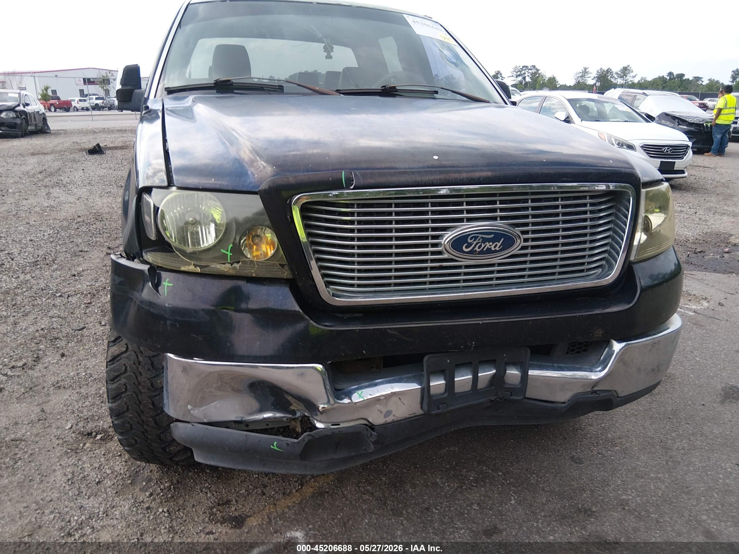 2005 Ford F-150 Lariat/xlt Black vin: 1FTPW12575KE71876