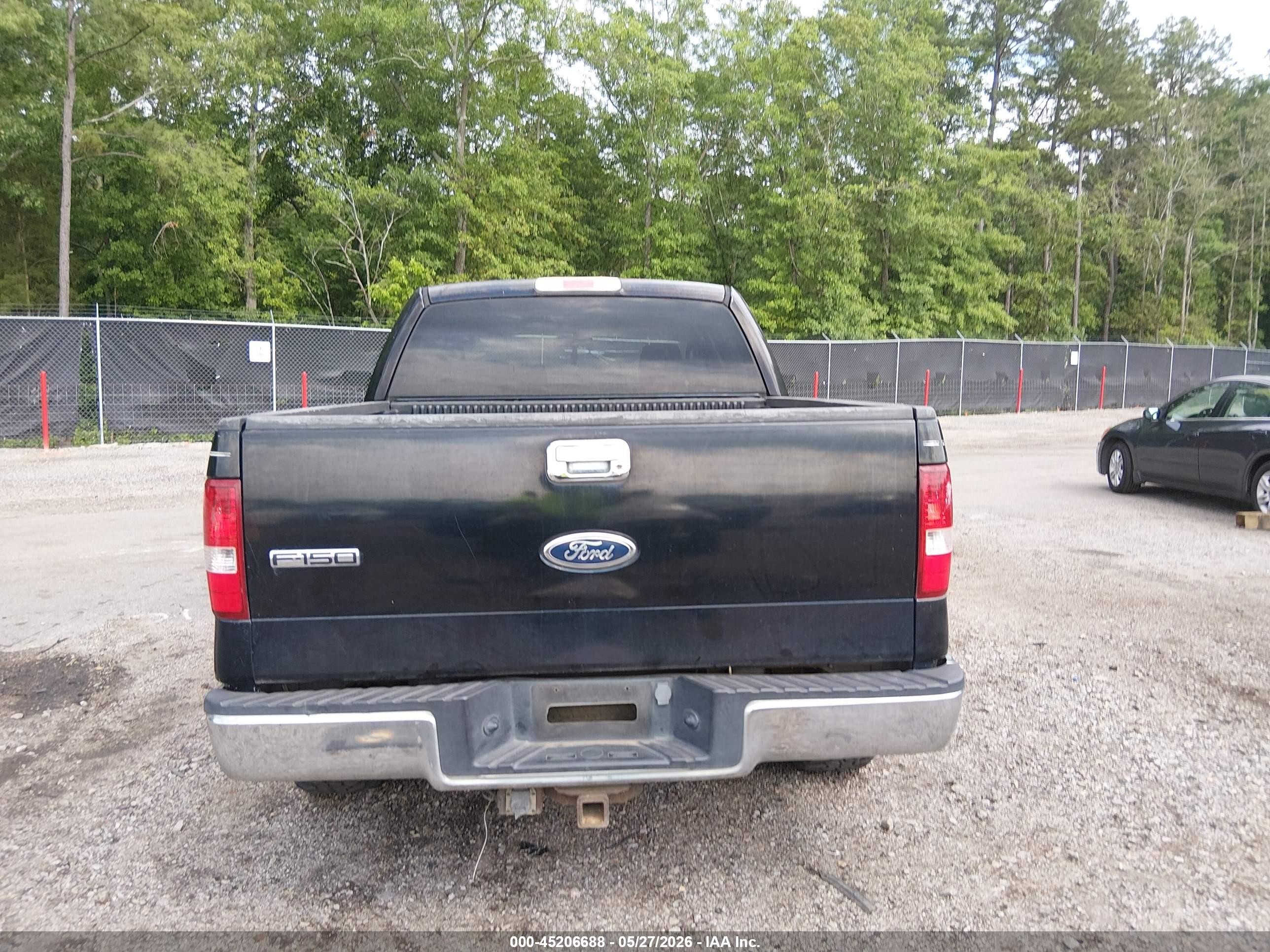 2005 Ford F-150 Lariat/xlt Black vin: 1FTPW12575KE71876