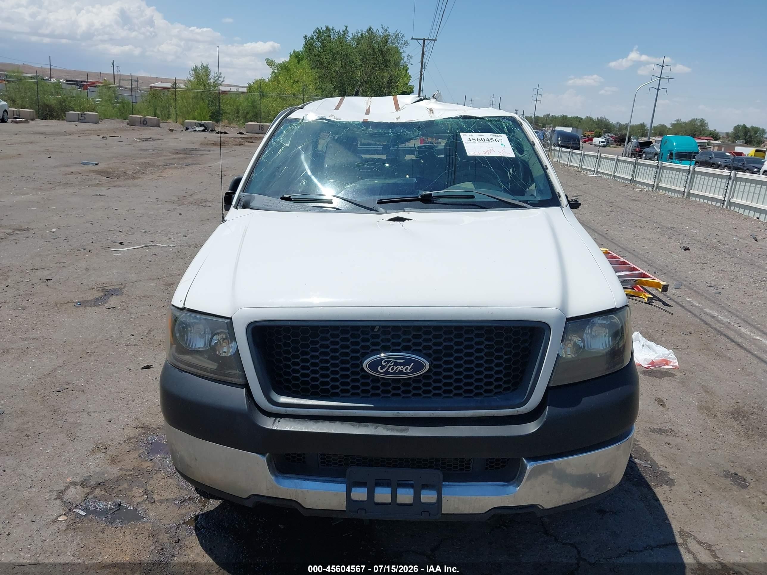 2005 Ford F-150 Lariat/xlt White vin: 1FTPW12575KE78410