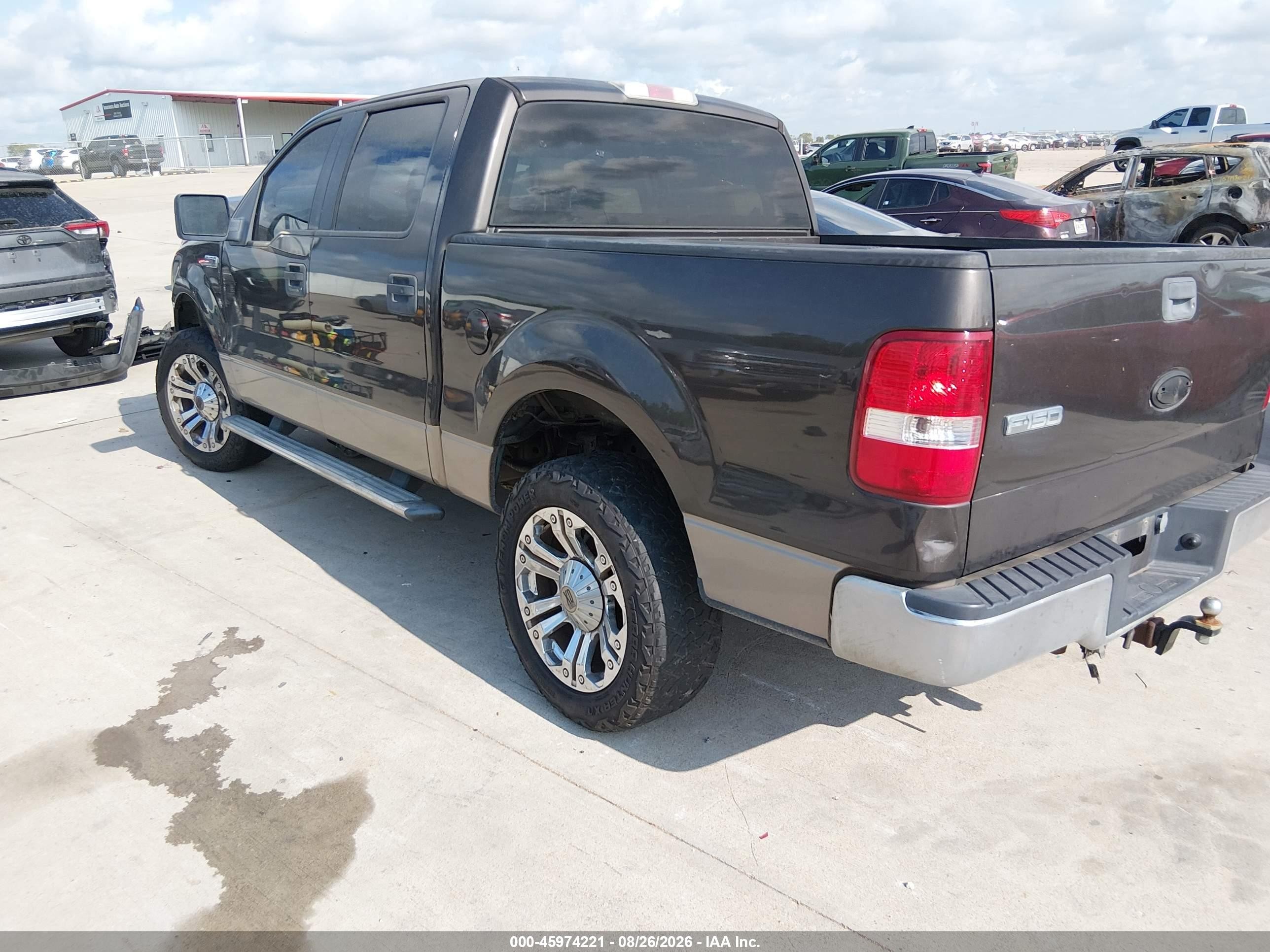 2006 Ford F-150 Lariat/xlt Серый vin: 1FTPW12576KB42337