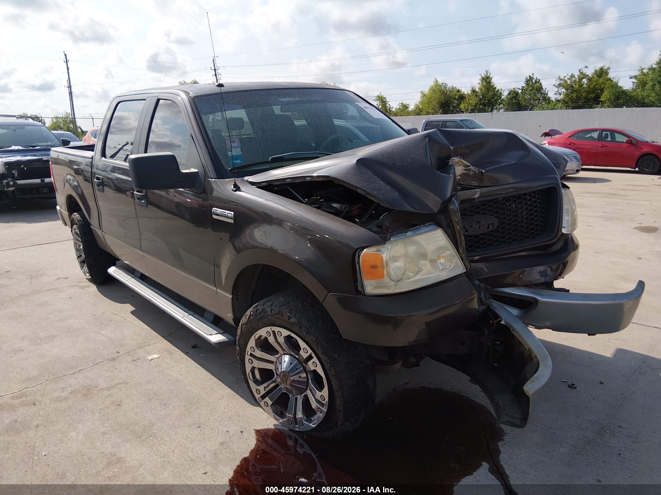 2006 Ford F-150 Lariat/xlt Серый vin: 1FTPW12576KB42337
