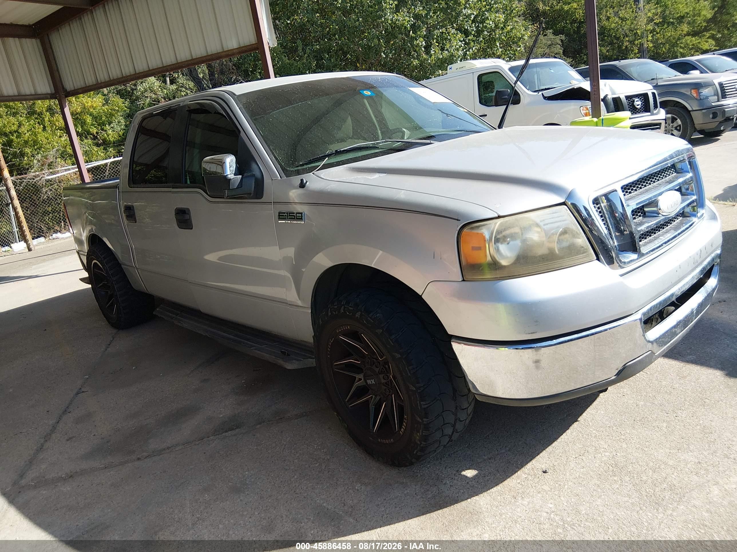 2006 Ford F-150 Lariat/xlt Серебряный vin: 1FTPW12576KB69473