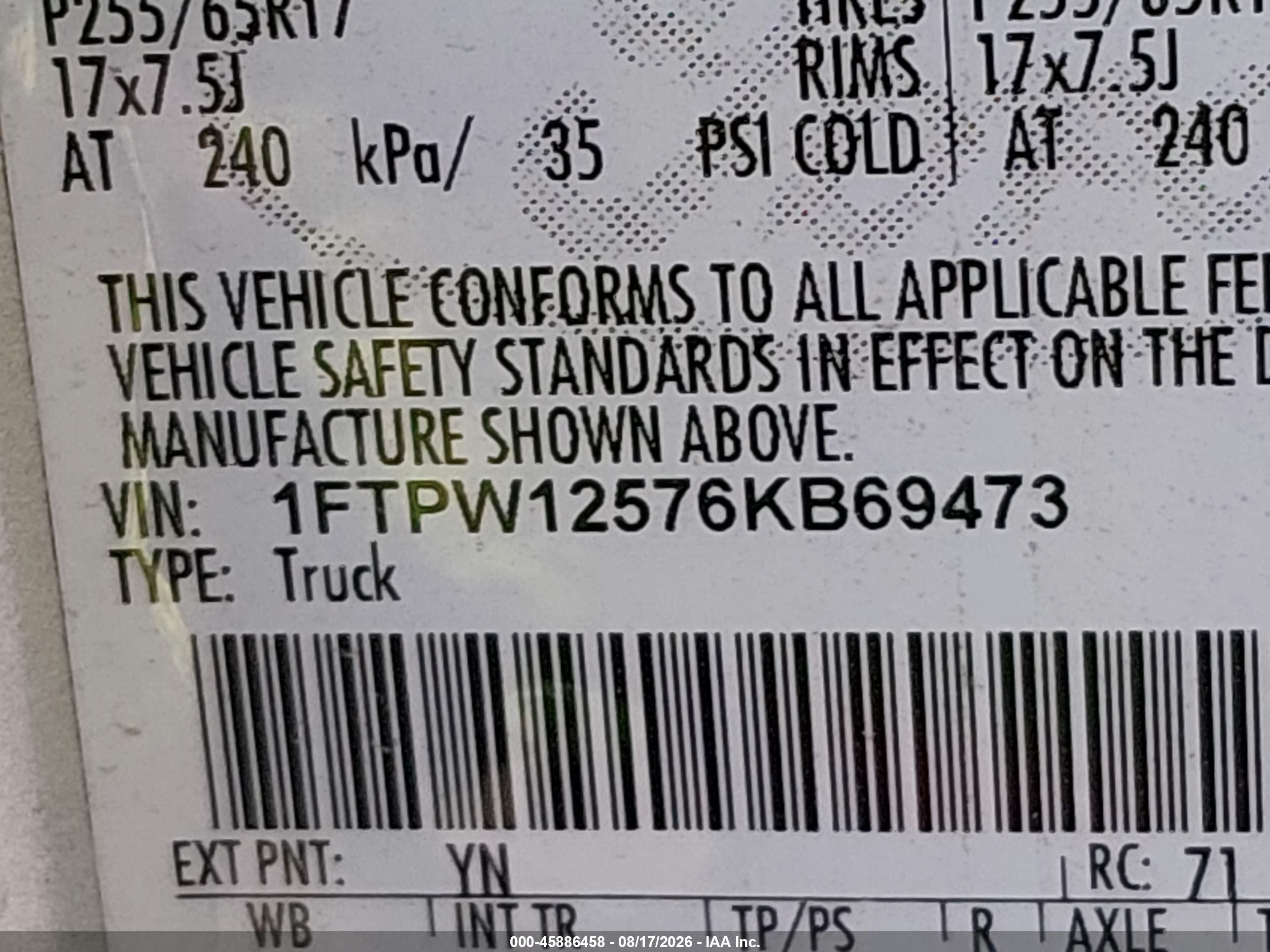 2006 Ford F-150 Lariat/xlt Silver vin: 1FTPW12576KB69473
