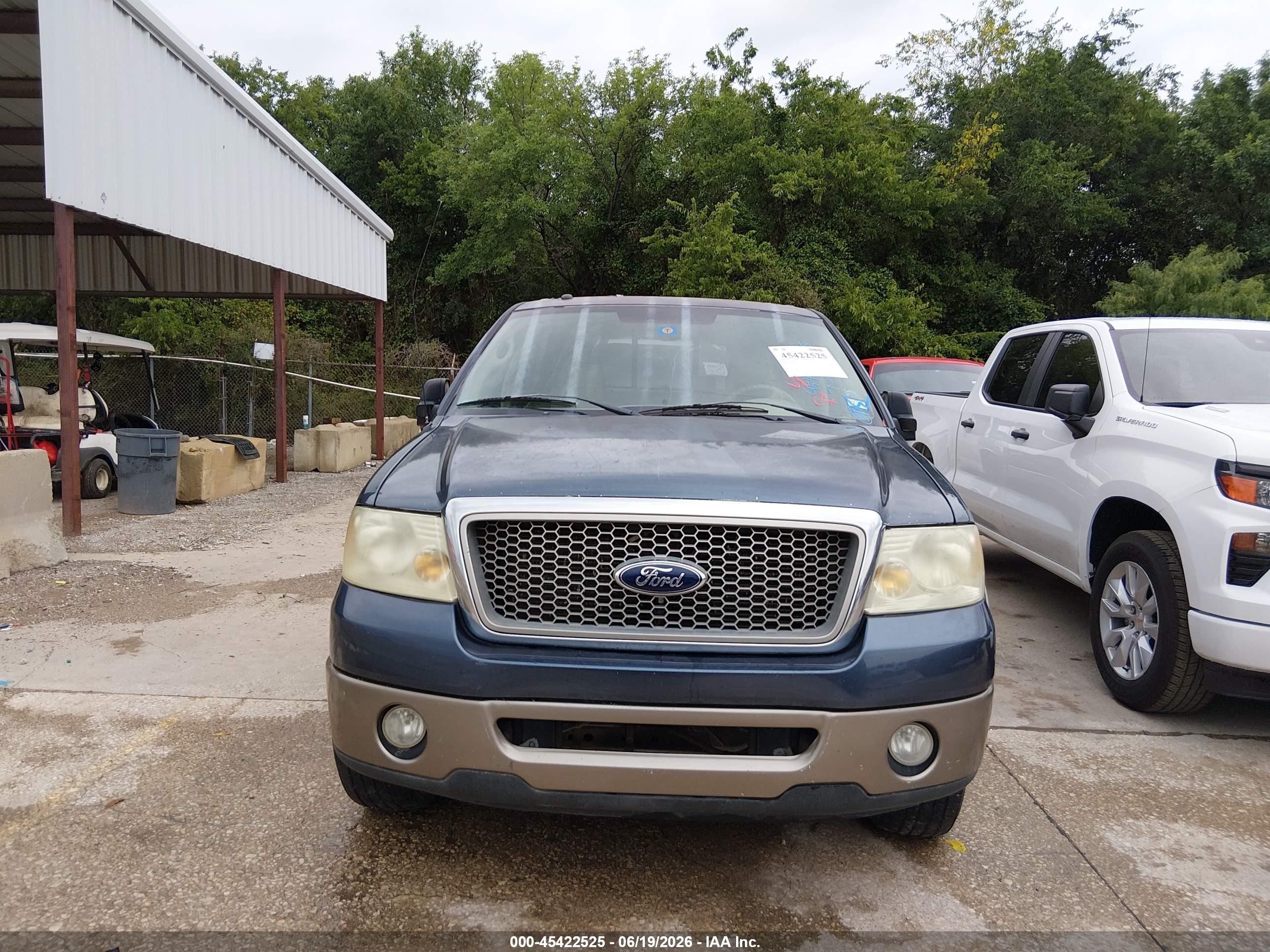 2006 Ford F-150 Lariat/xlt Blue vin: 1FTPW12576KC58282