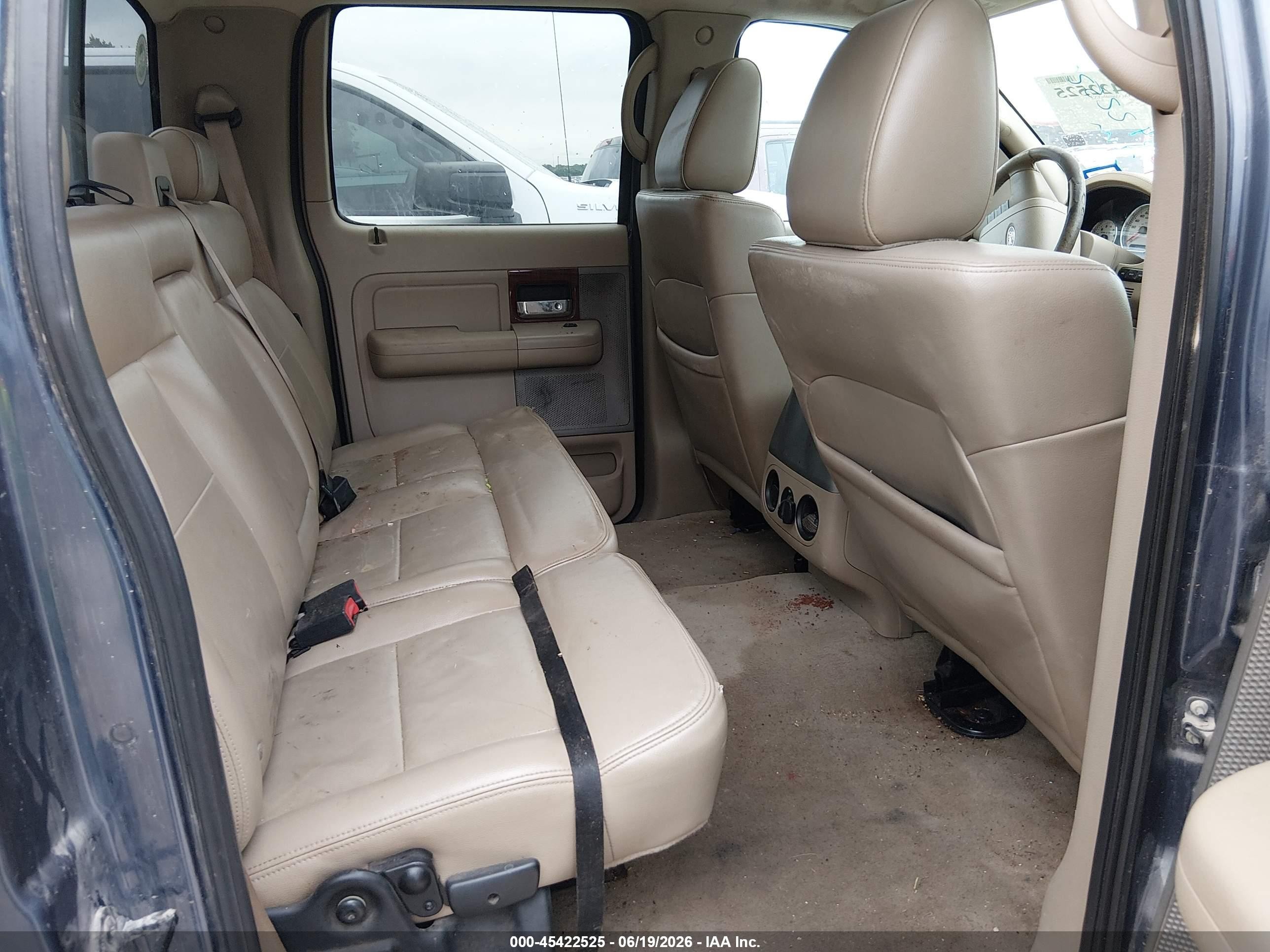 2006 Ford F-150 Lariat/xlt Blue vin: 1FTPW12576KC58282