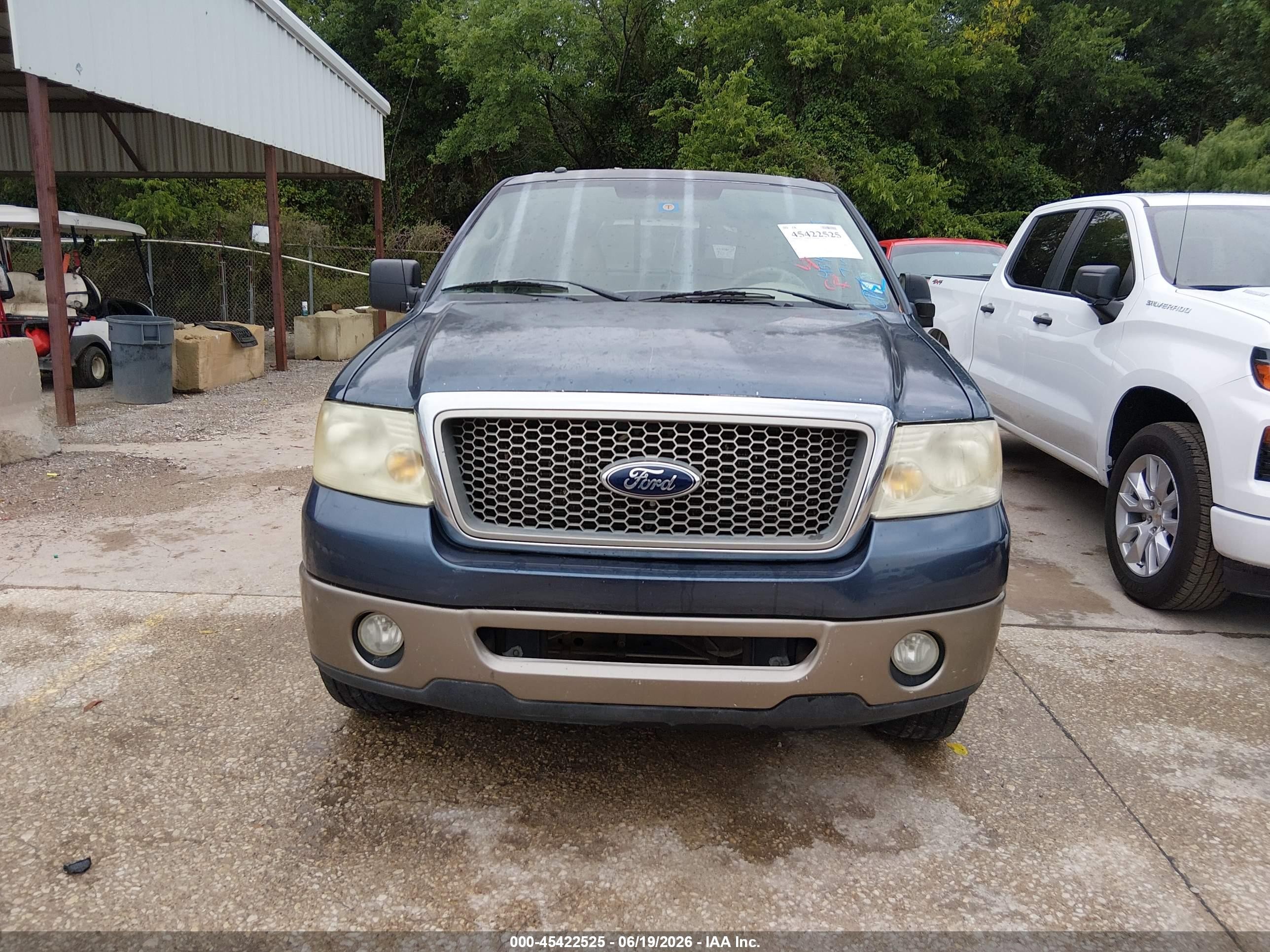 2006 Ford F-150 Lariat/xlt Blue vin: 1FTPW12576KC58282