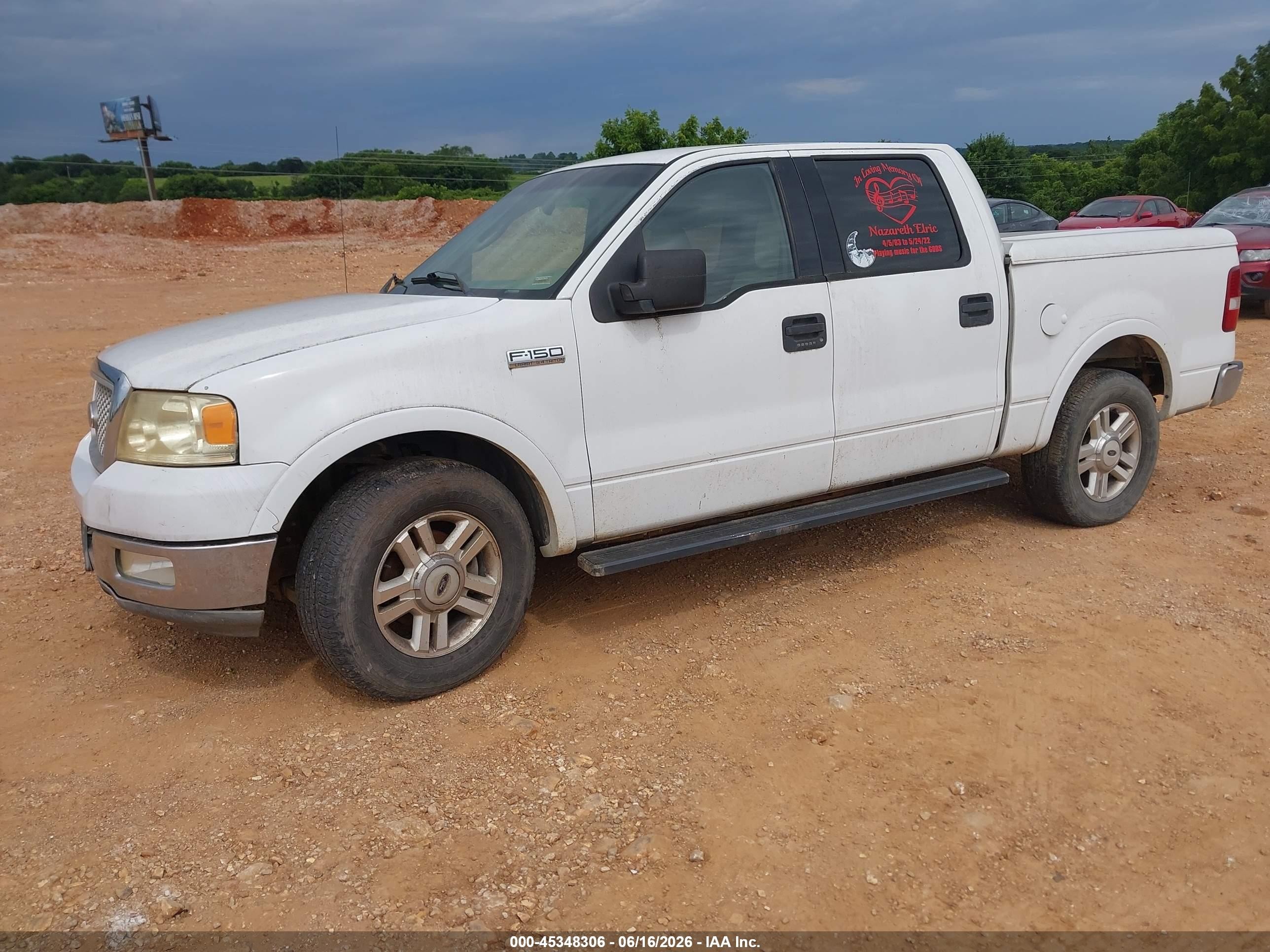 2004 Ford F-150 Lariat/xlt Белый vin: 1FTPW12584KA66673