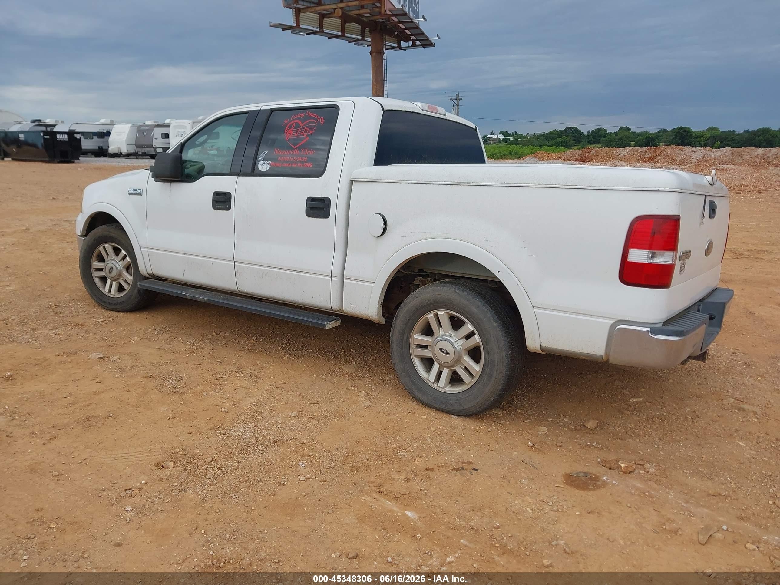 2004 Ford F-150 Lariat/xlt Белый vin: 1FTPW12584KA66673