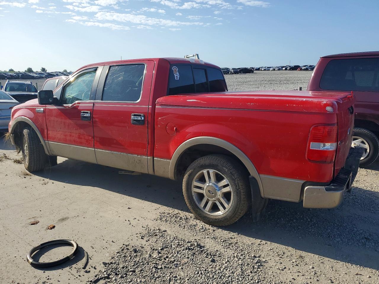 2005 Ford F150 Supercrew Красный vin: 1FTPW12585FA38155