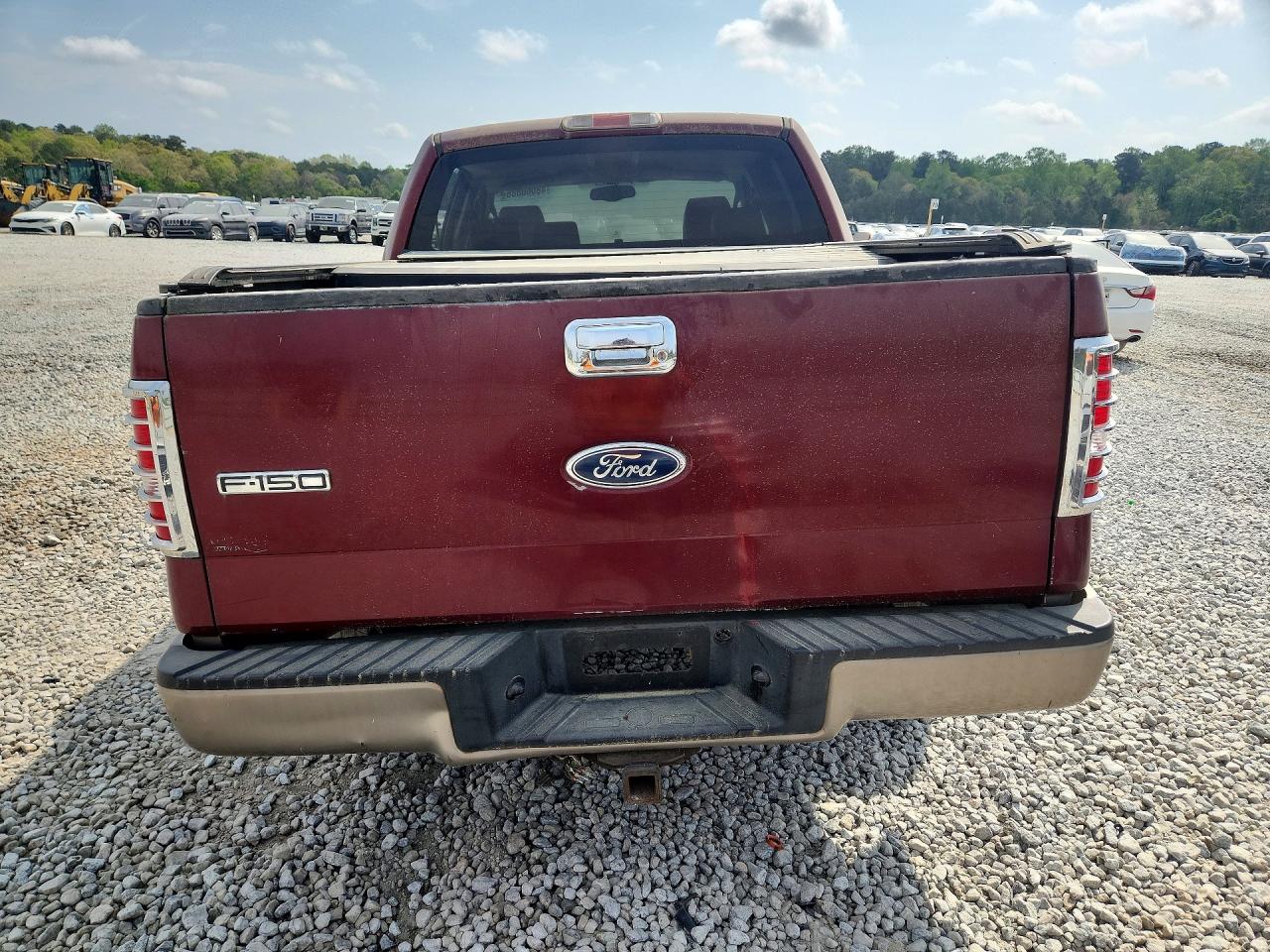 2005 Ford F150 Supercrew Maroon vin: 1FTPW12585FB03893