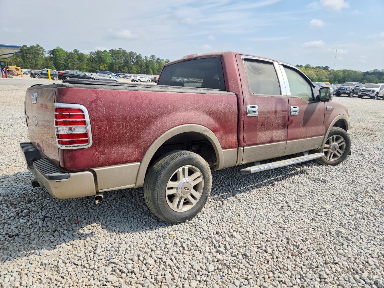 2005 Ford F150 Supercrew Maroon vin: 1FTPW12585FB03893