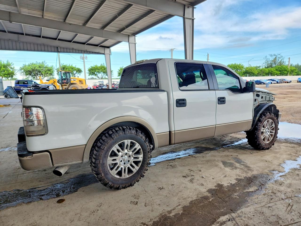 2005 Ford F150 Supercrew Белый vin: 1FTPW12585KD00196