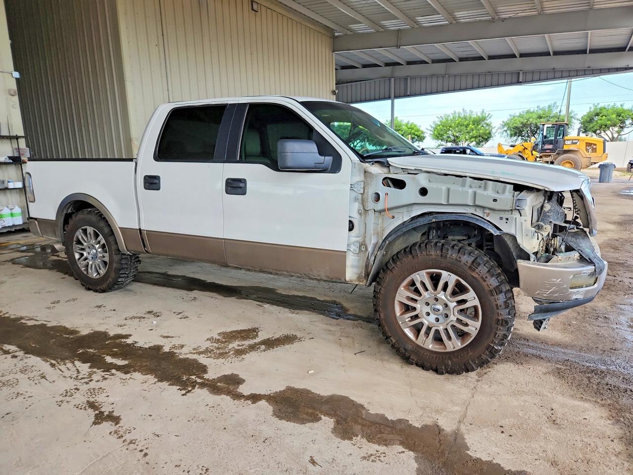 2005 Ford F150 Supercrew Белый vin: 1FTPW12585KD00196
