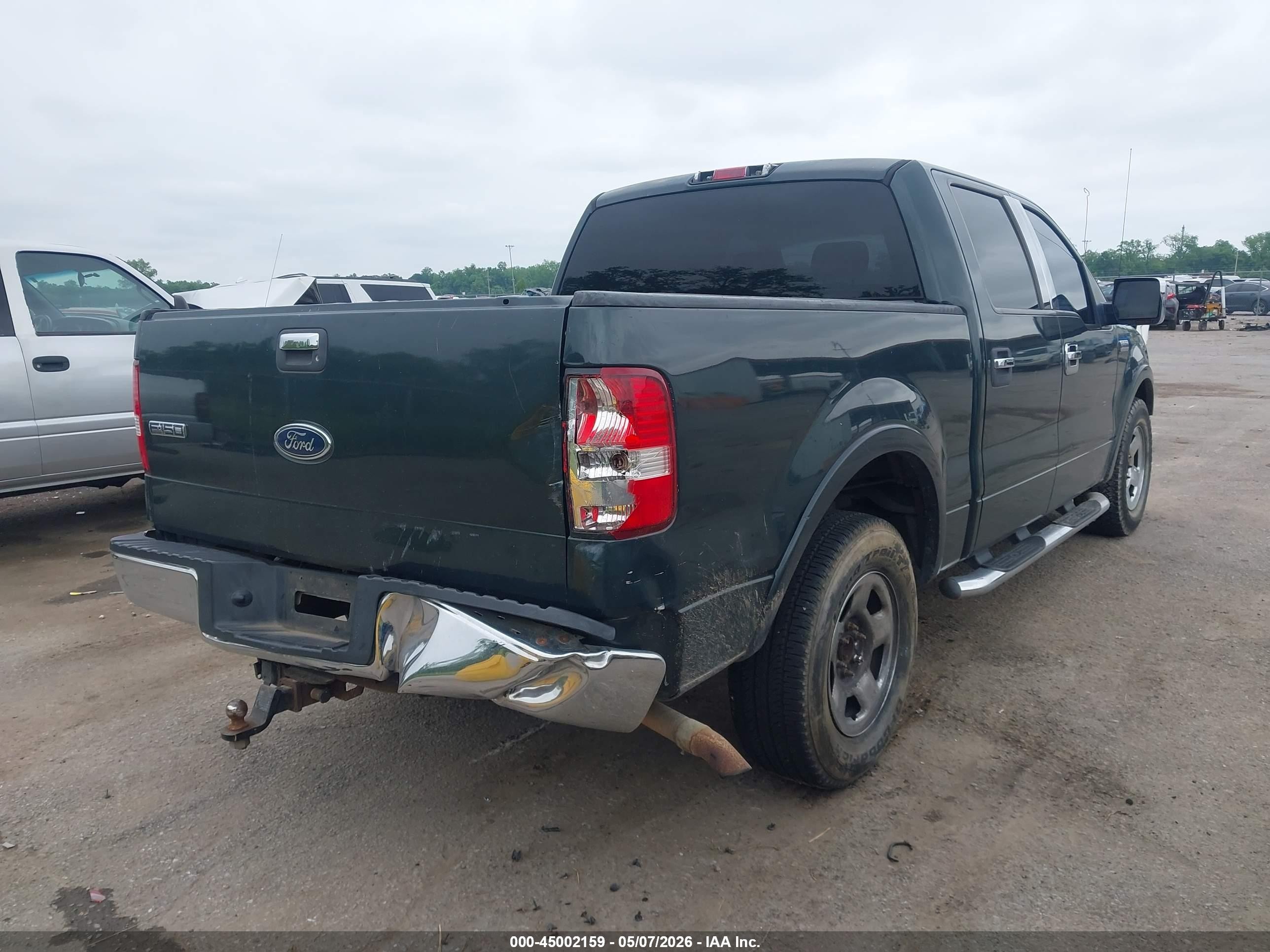 2005 Ford F-150 Lariat/xlt Green vin: 1FTPW12585KF08188