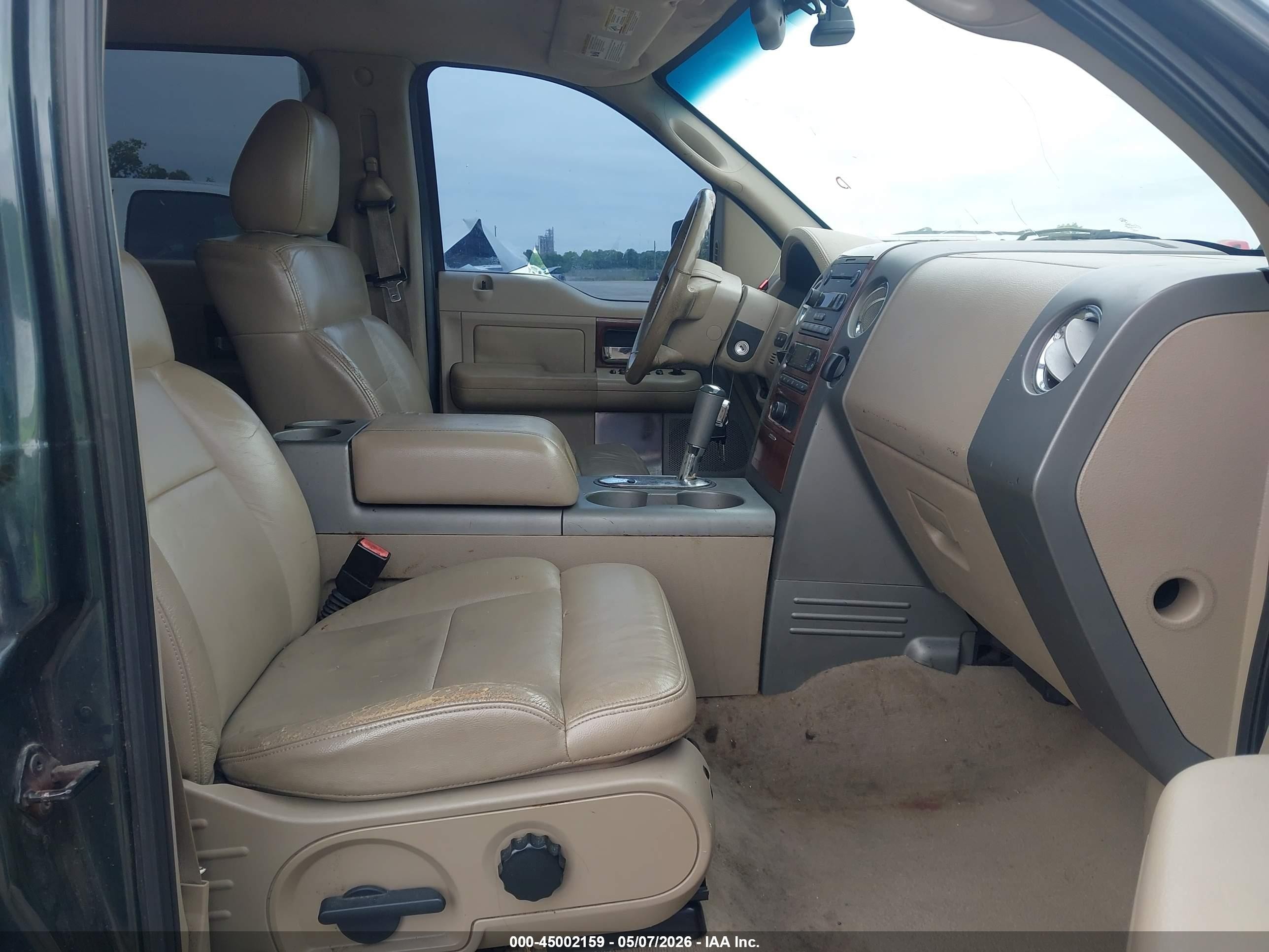 2005 Ford F-150 Lariat/xlt Green vin: 1FTPW12585KF08188