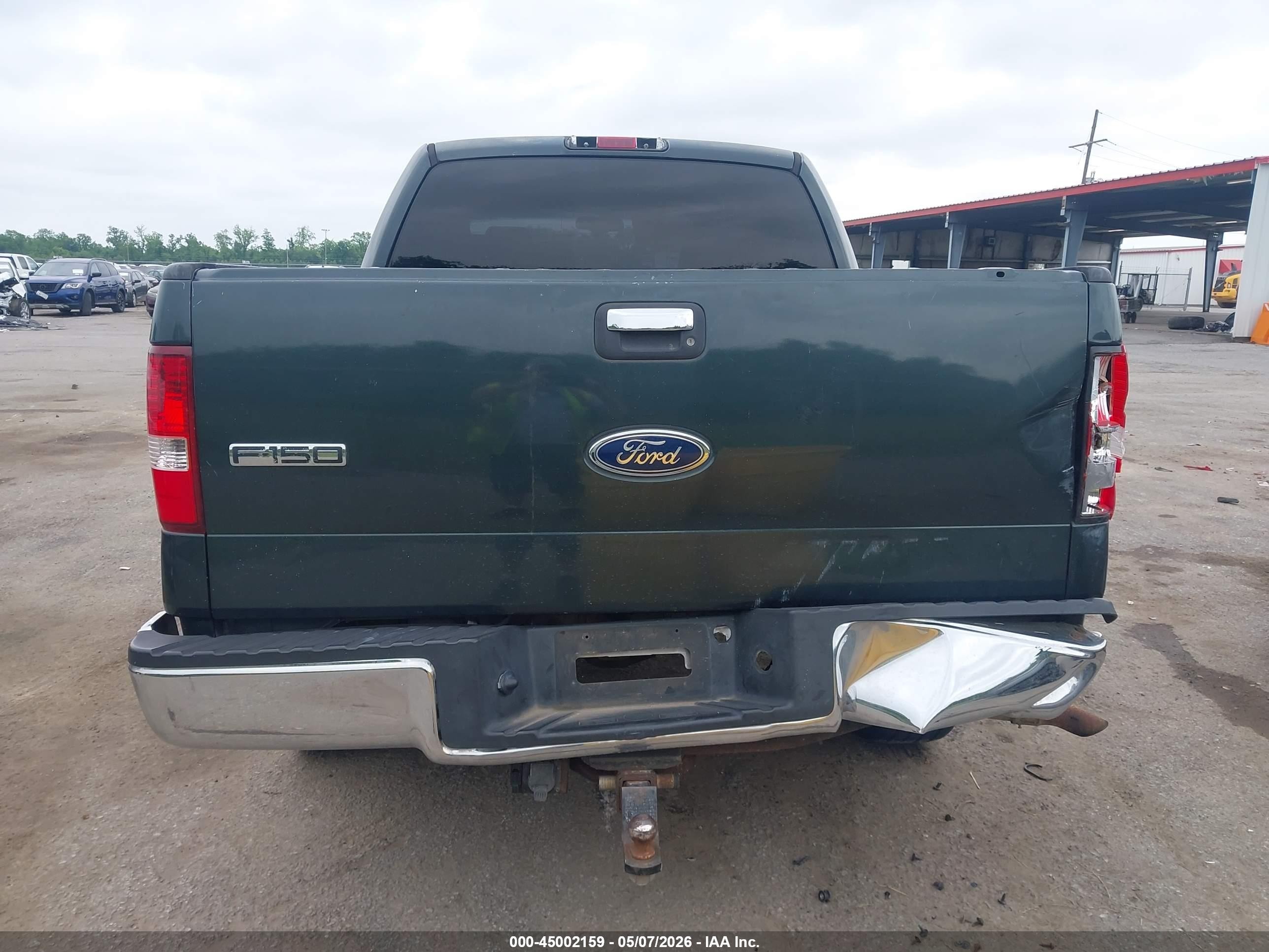 2005 Ford F-150 Lariat/xlt Green vin: 1FTPW12585KF08188