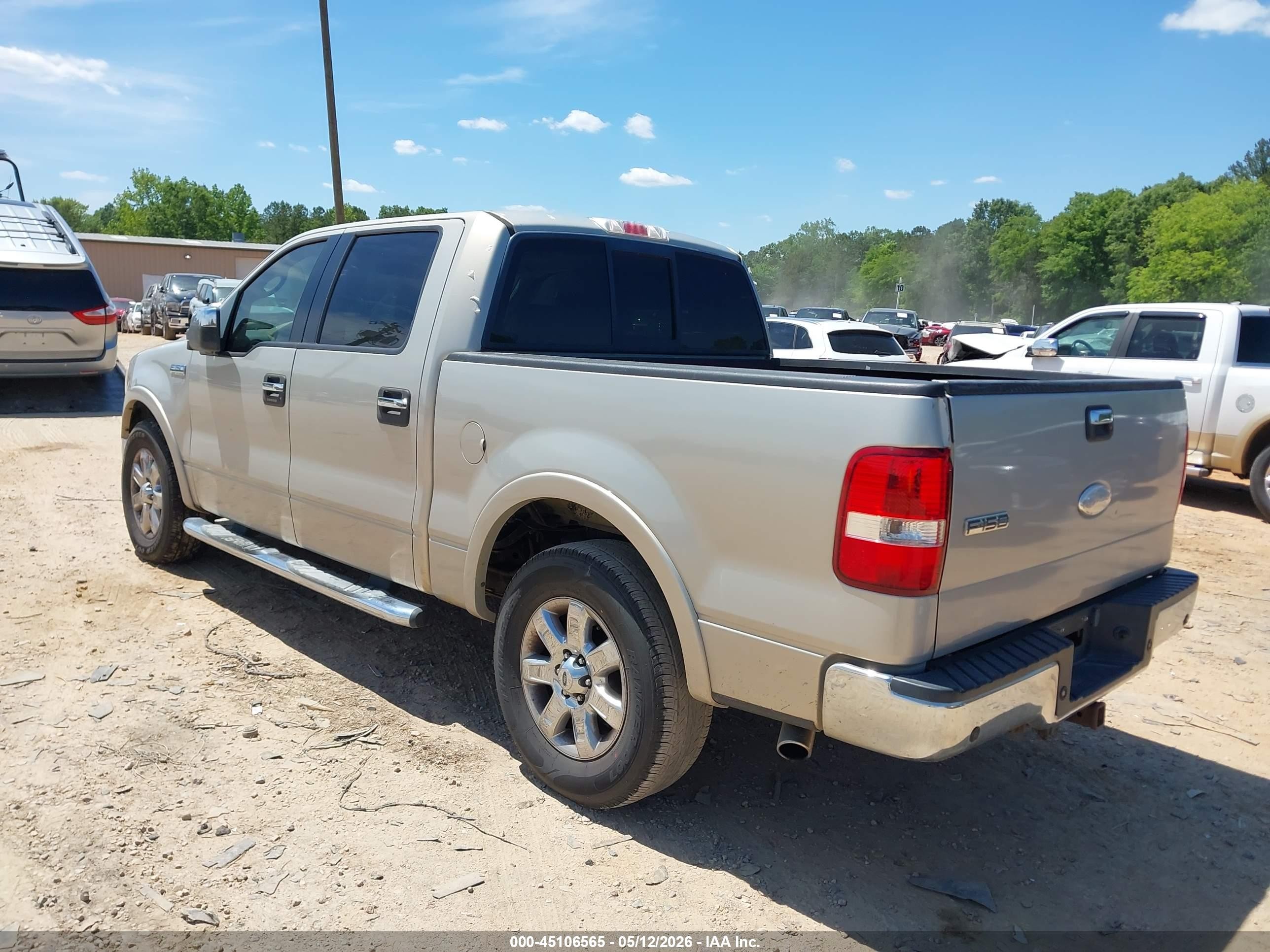 2006 Ford F-150 Lariat/xlt Silver vin: 1FTPW12586FA17355