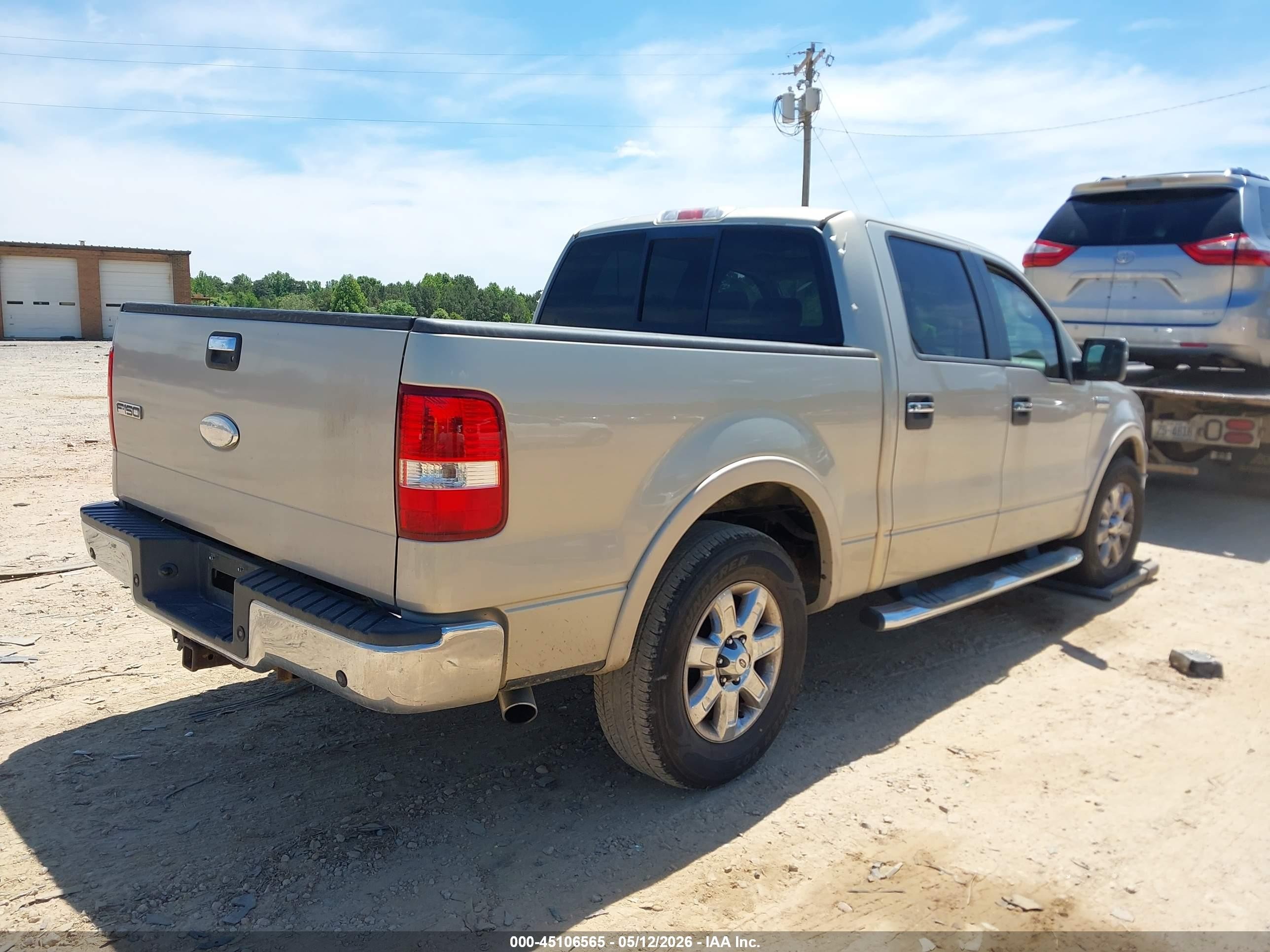 2006 Ford F-150 Lariat/xlt Silver vin: 1FTPW12586FA17355
