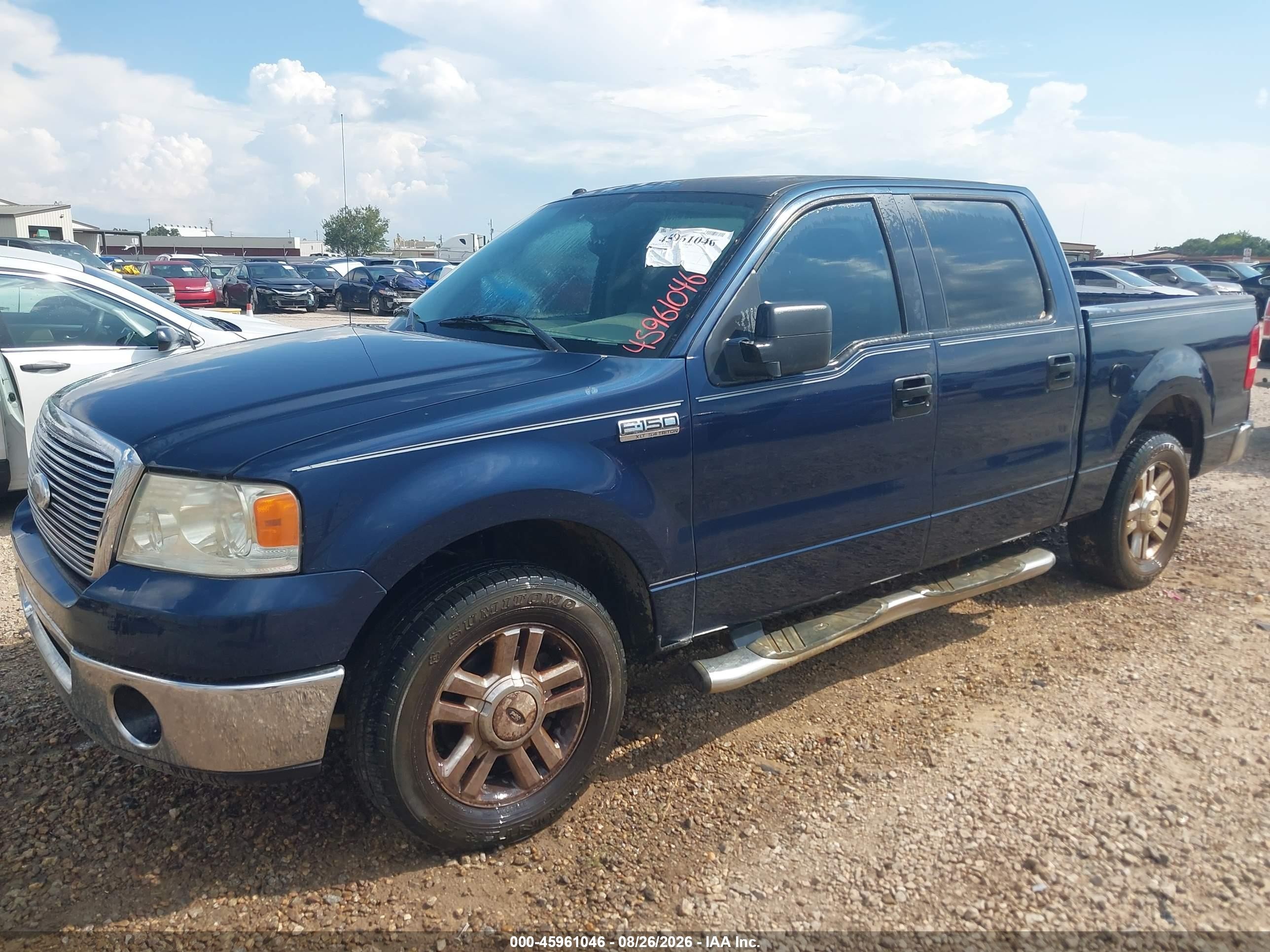 2006 Ford F-150 Lariat/xlt Blue vin: 1FTPW12586FA49304