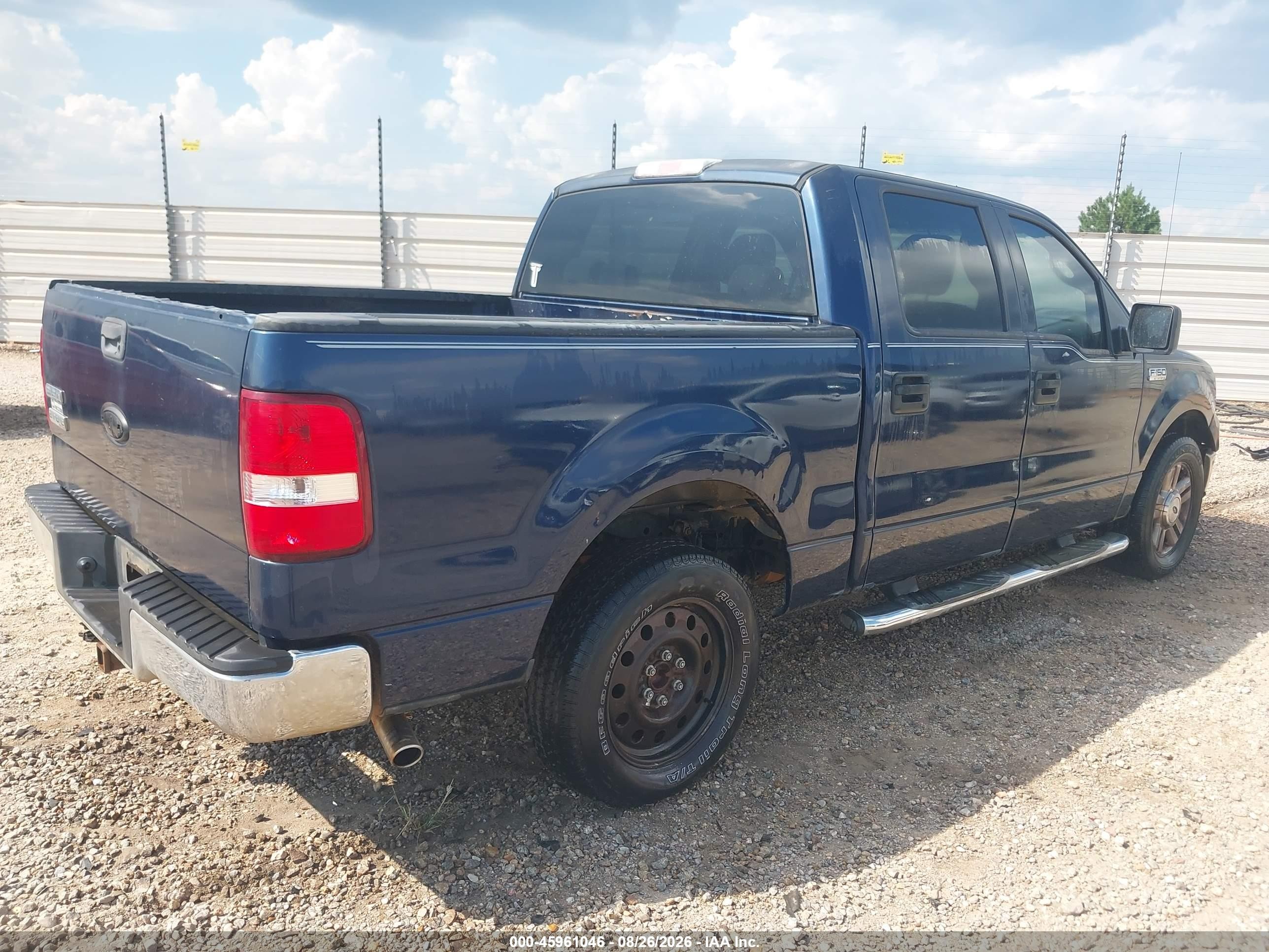 2006 Ford F-150 Lariat/xlt Blue vin: 1FTPW12586FA49304