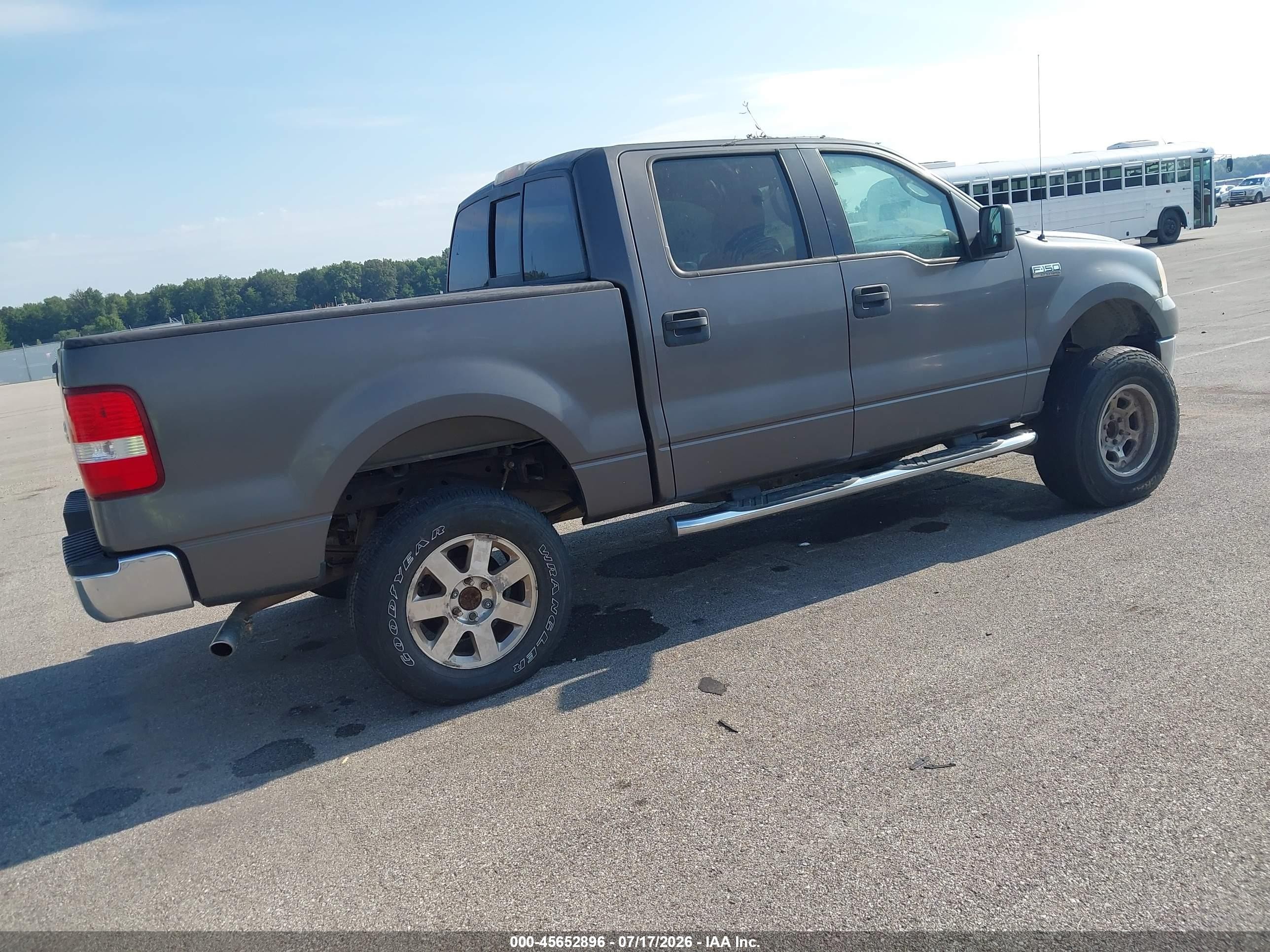 2006 Ford F-150 Lariat/xlt Серый vin: 1FTPW12586KA82956