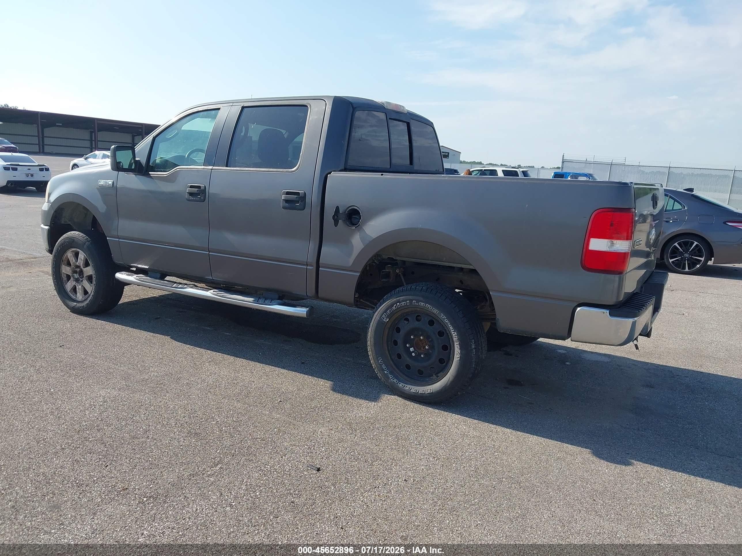 2006 Ford F-150 Lariat/xlt Серый vin: 1FTPW12586KA82956